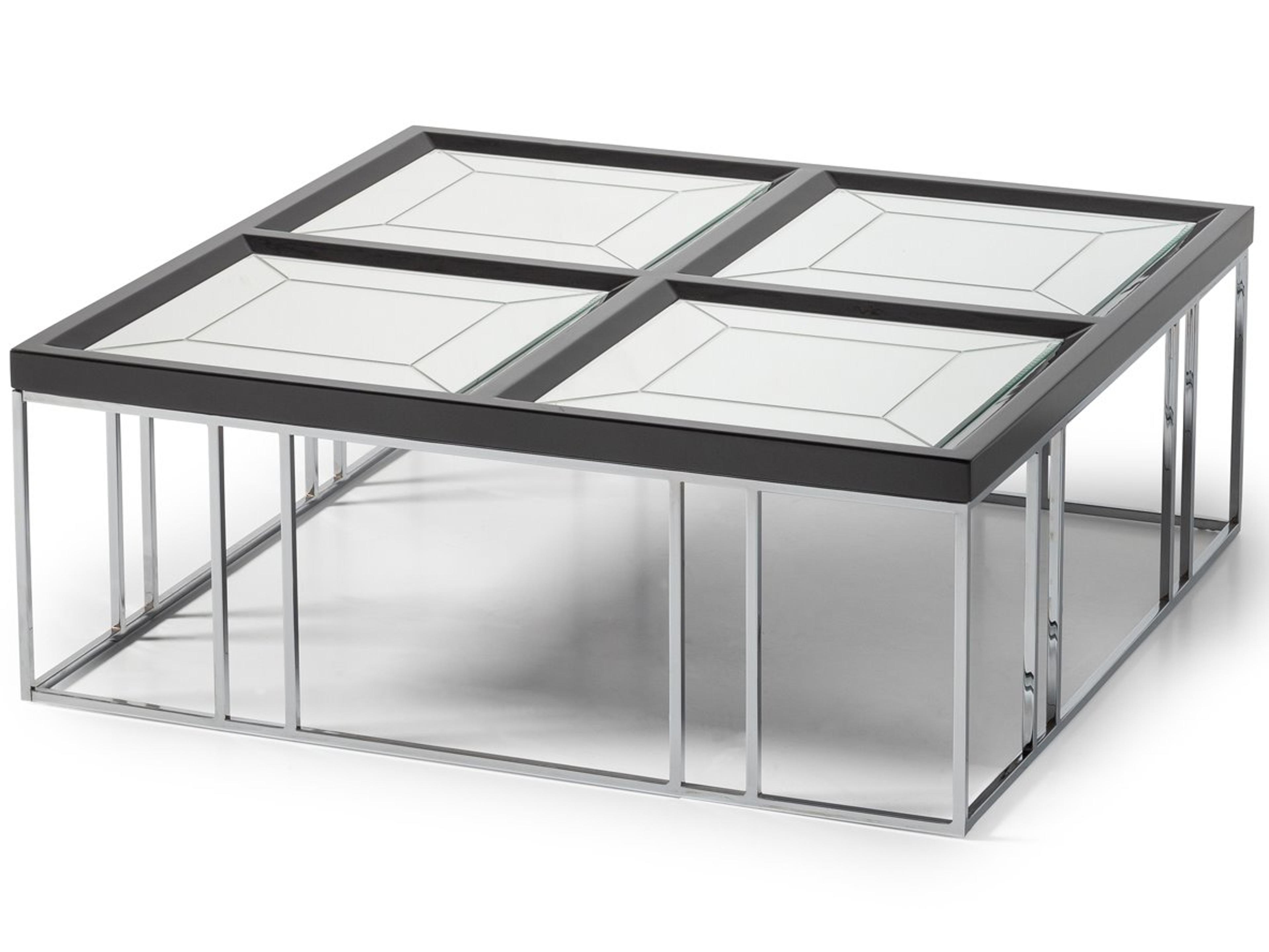 Michael Amini Carmela Square Mirror Coffee Table