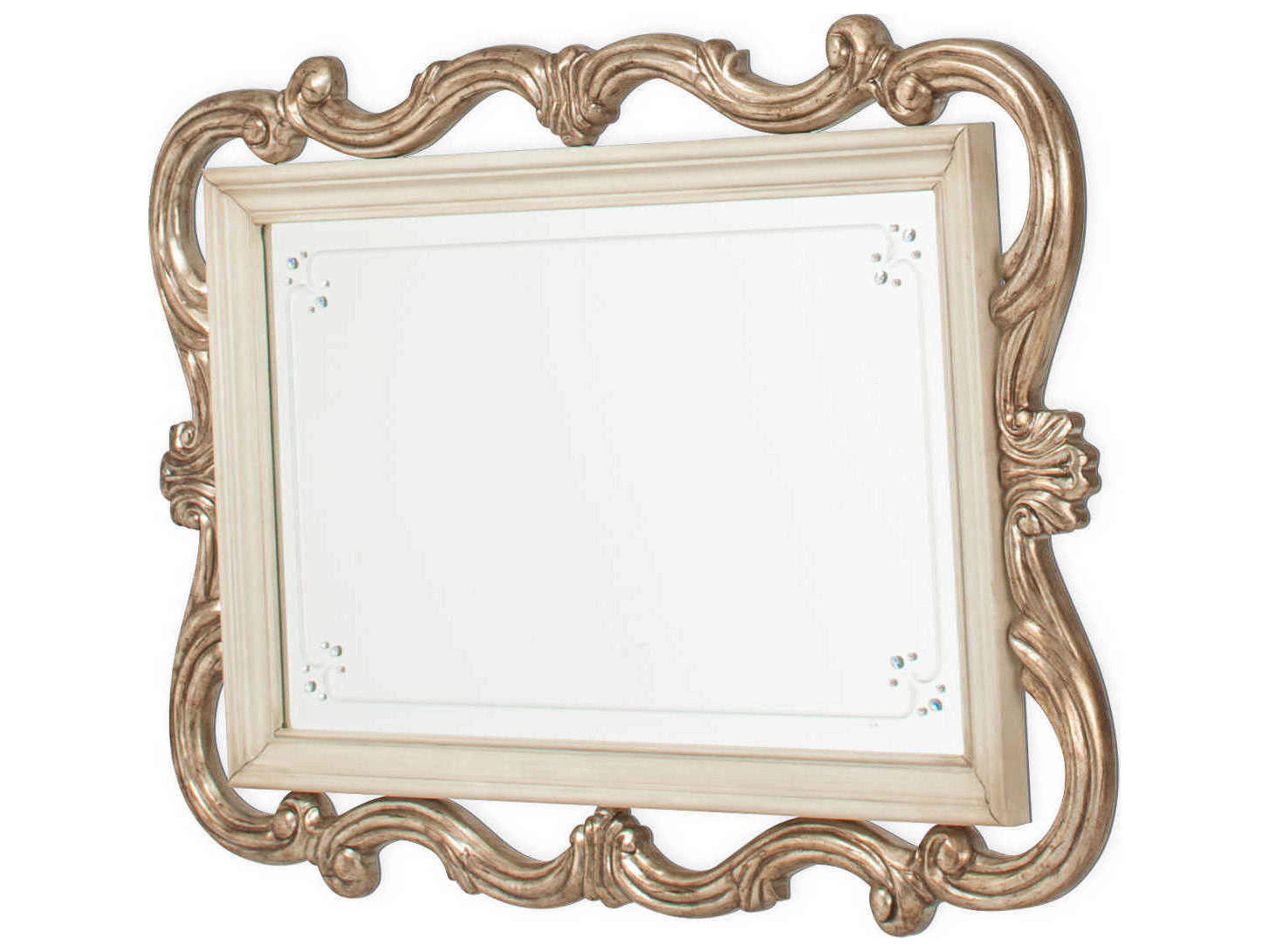 Michael Amini Platine De Royale Champagne Wall Mirror