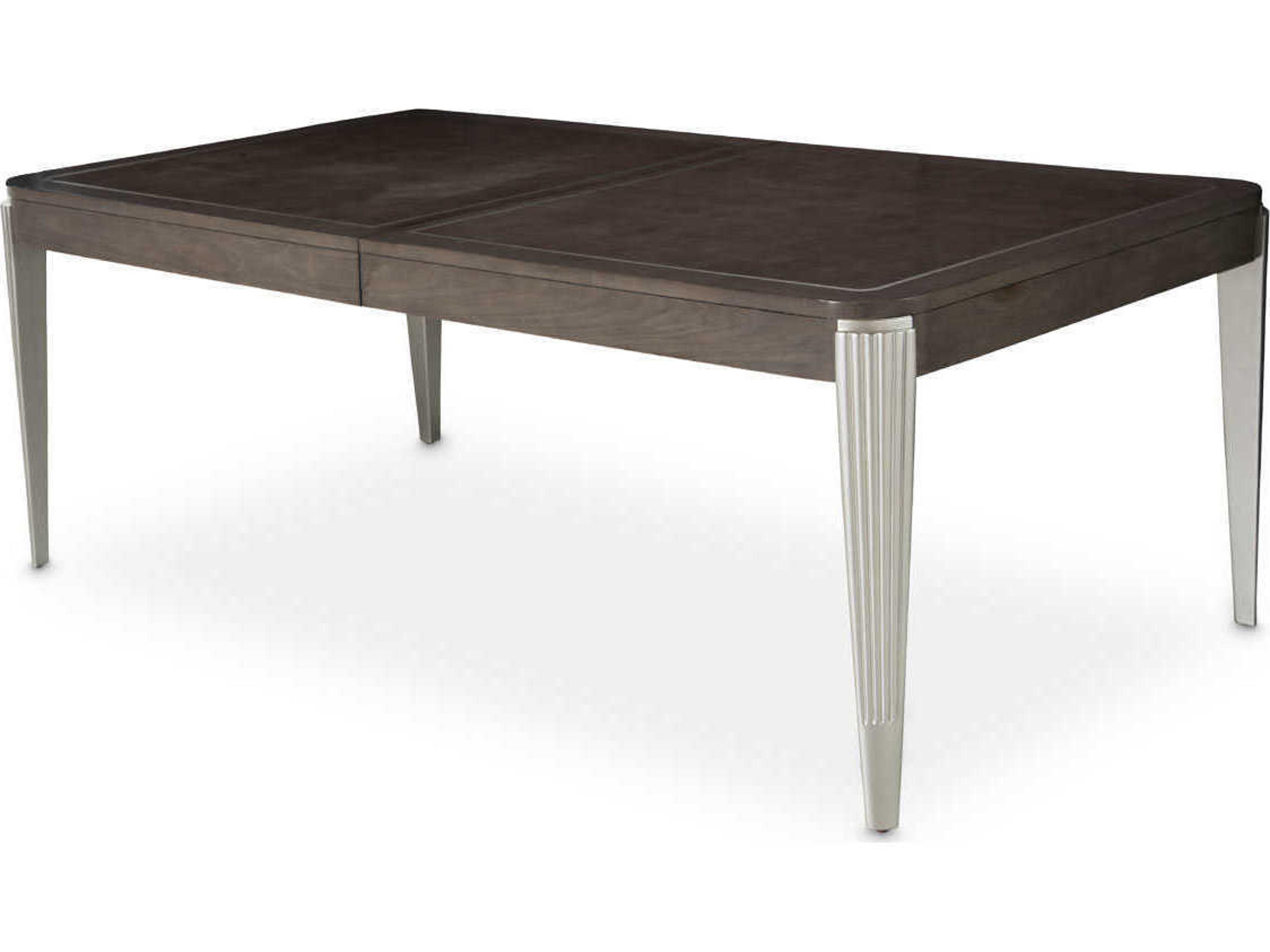 Michael Amini Roxbury Park Rectangular Wood Slate Dining Table