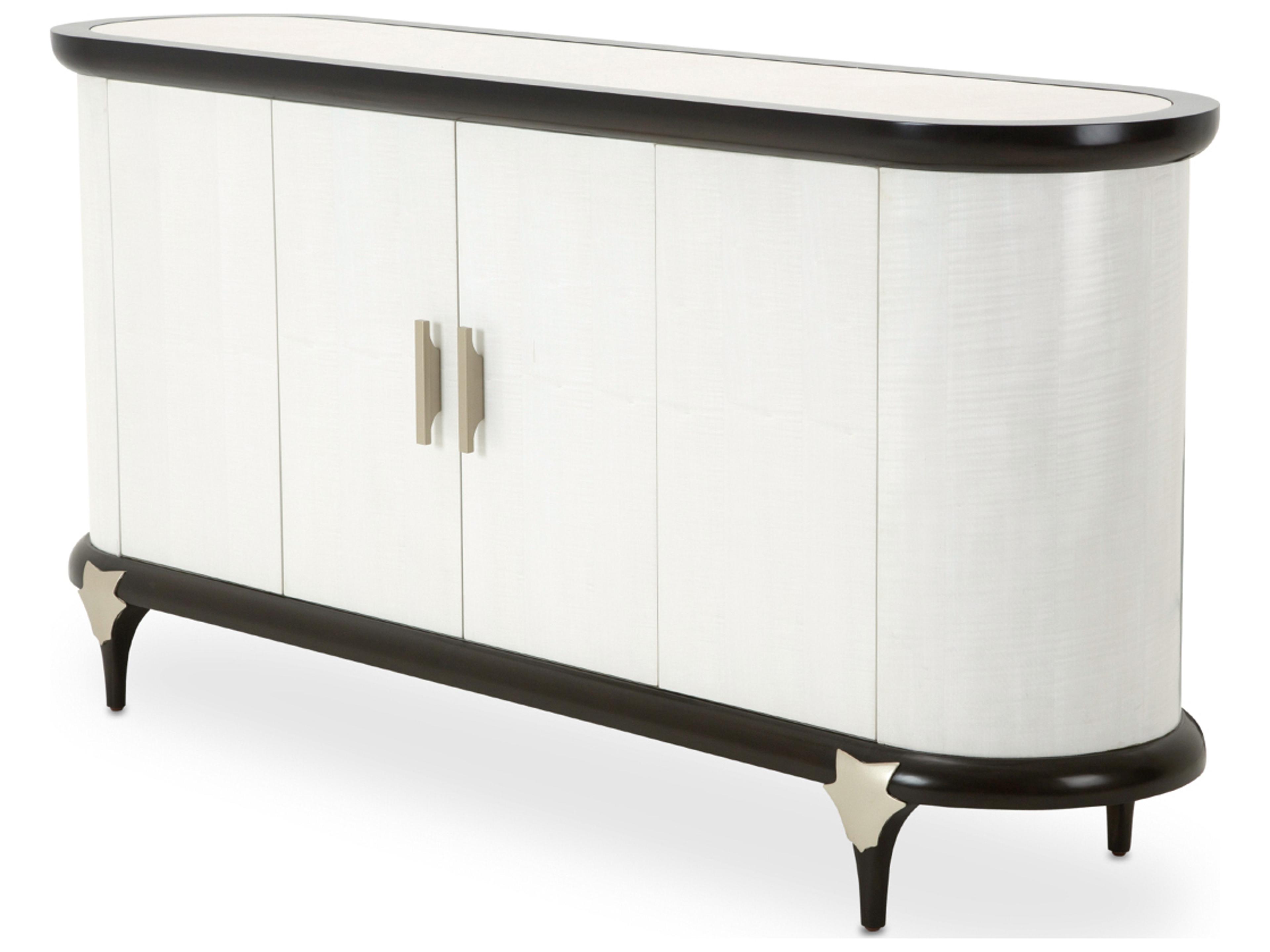 Michael Amini Paris Chic 72" Beech Wood Sideboard