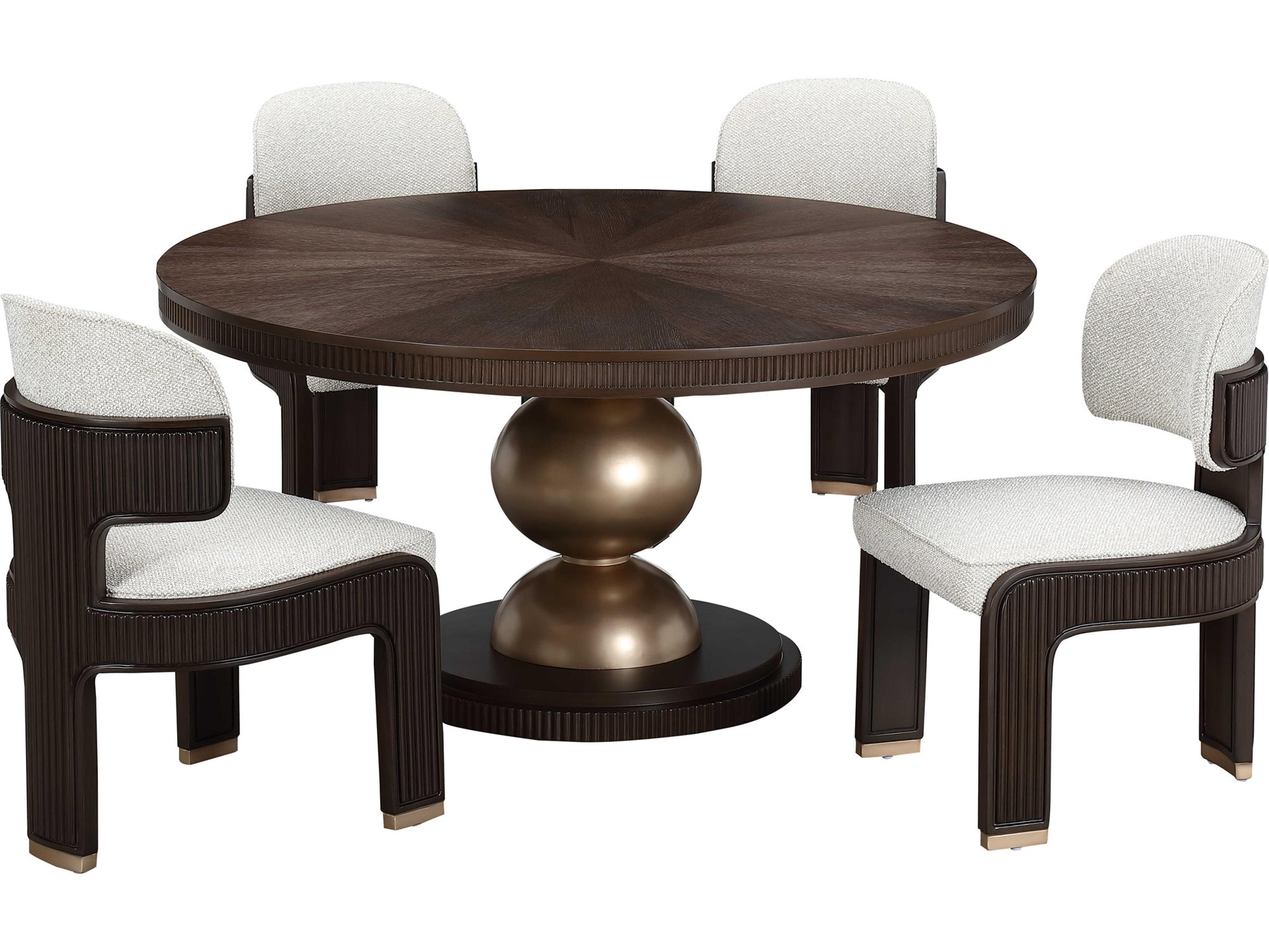 Michael Amini West Kensington Rubberwood Dining Room Set