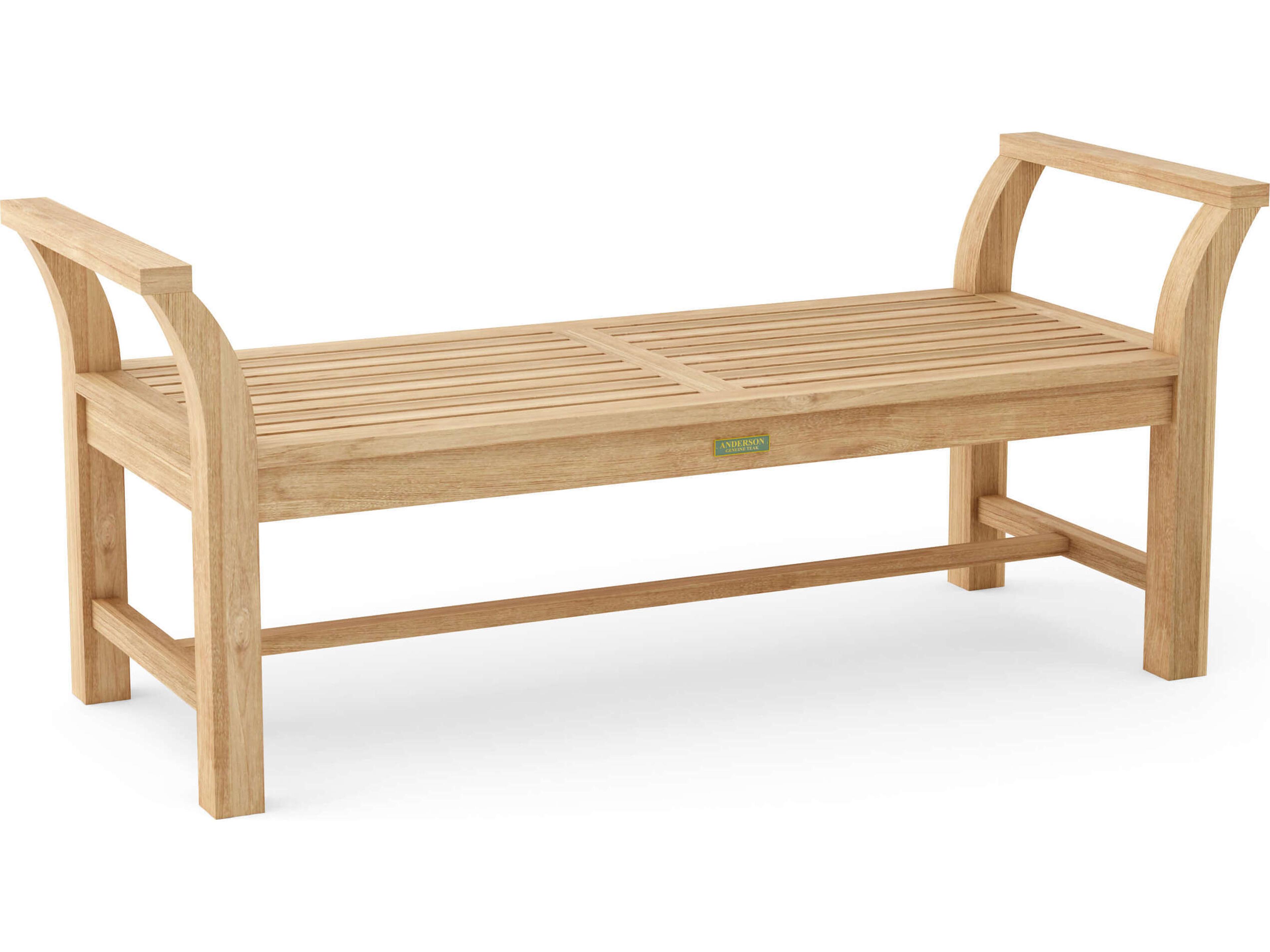 Anderson Teak Sakura Backless Outdoor Patio Bench