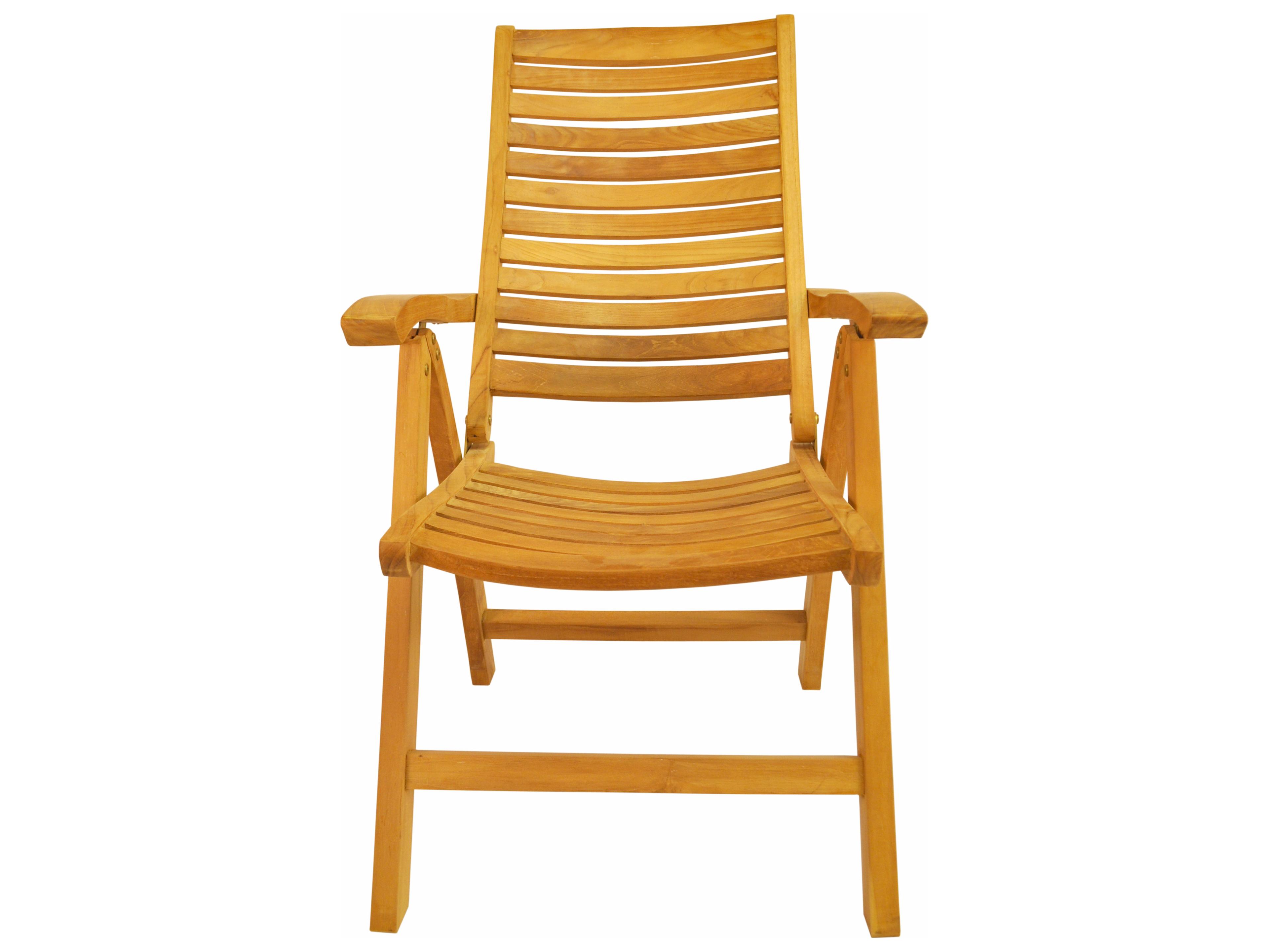 Anderson Teak Carina 5-Position High Back Recliner