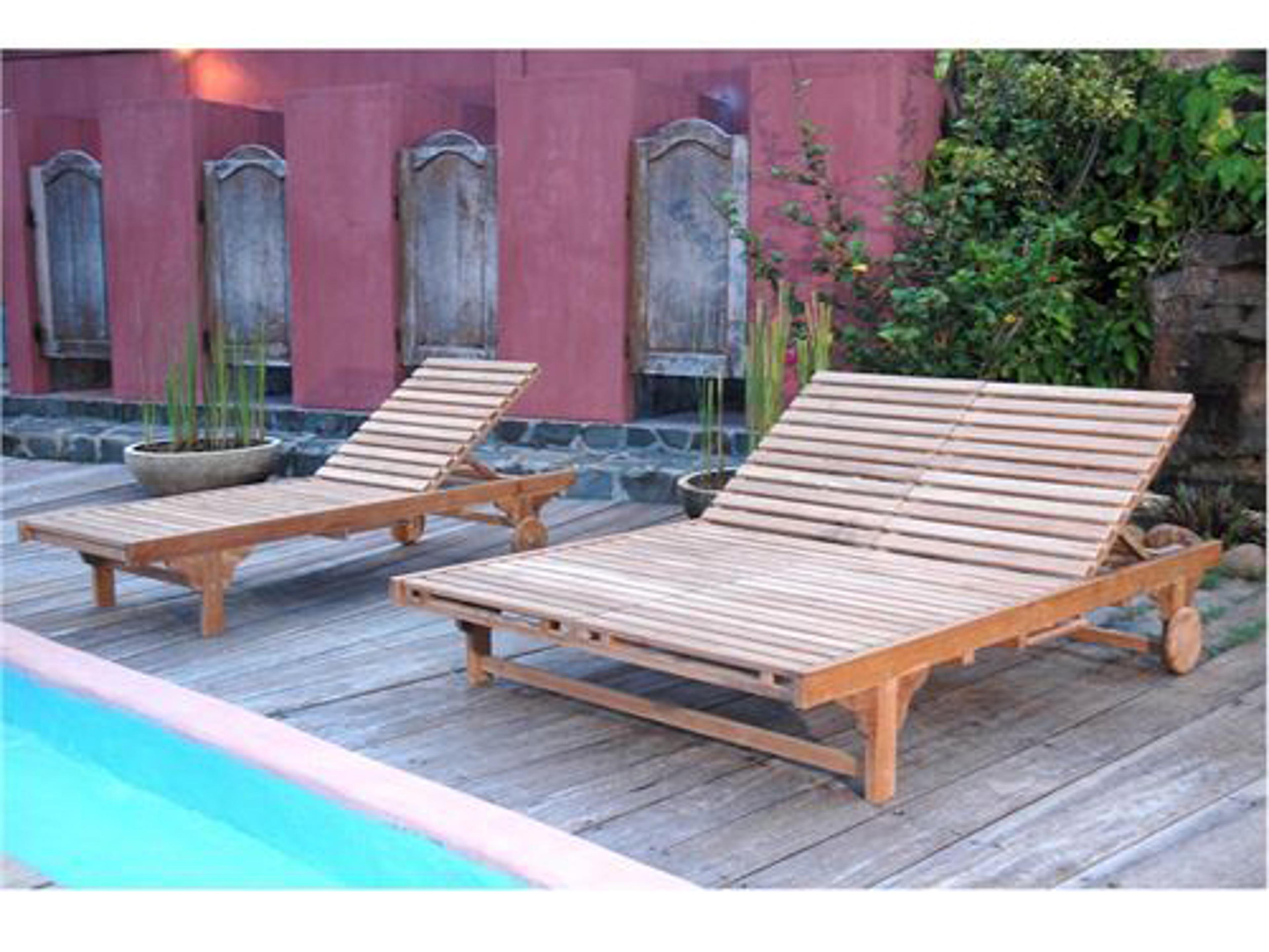 Anderson Teak Replacement Cushion for Bel-Air Double Sun Lounger Set