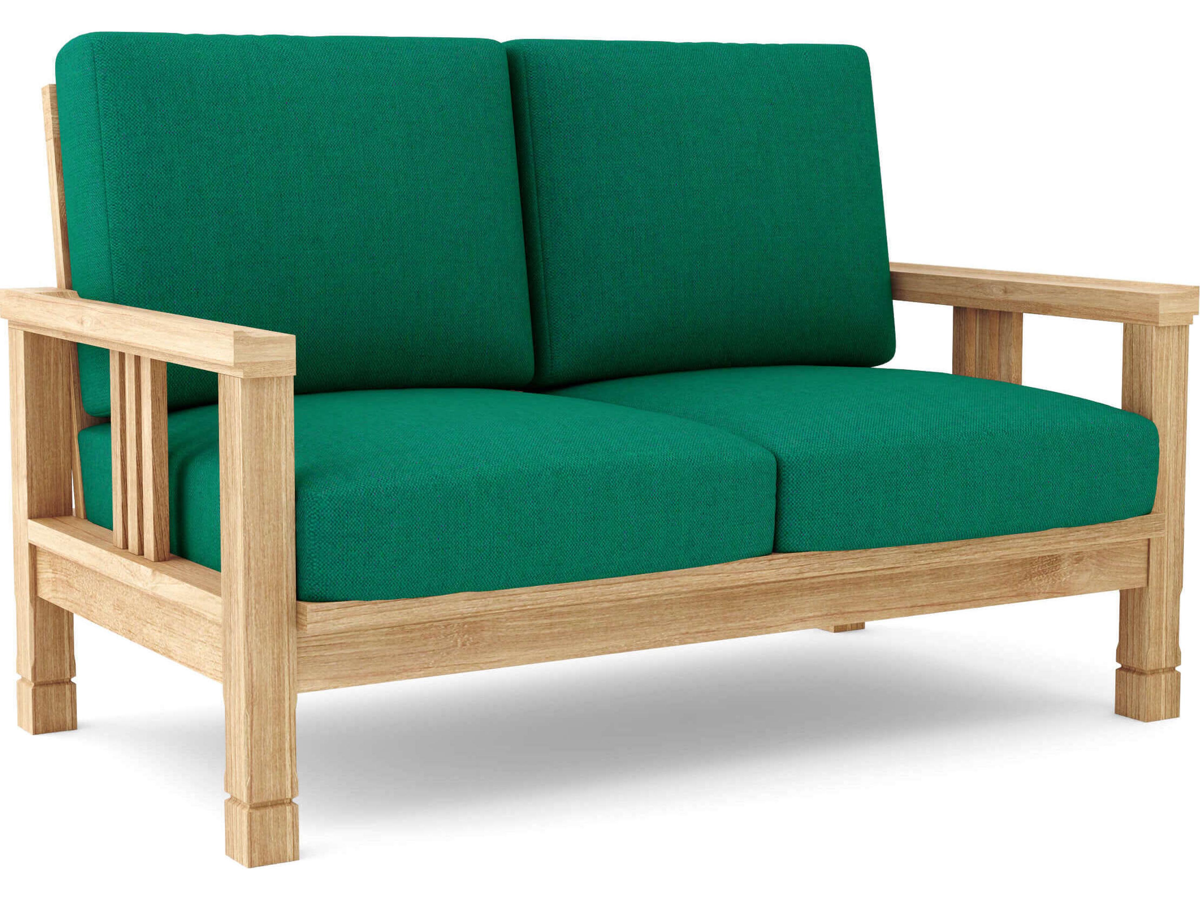 Anderson Teak South Bay Deep Seating Outdoor Patio Loveseat