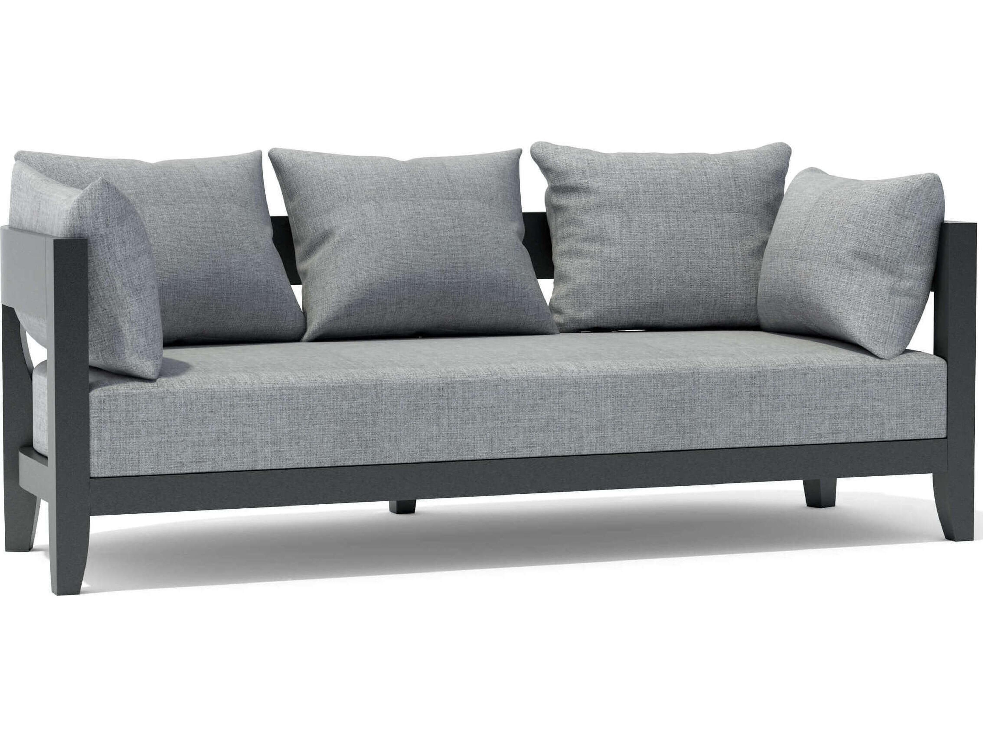 Anderson Teak Coronado Aluminum Deep Seating Outdoor Sofa