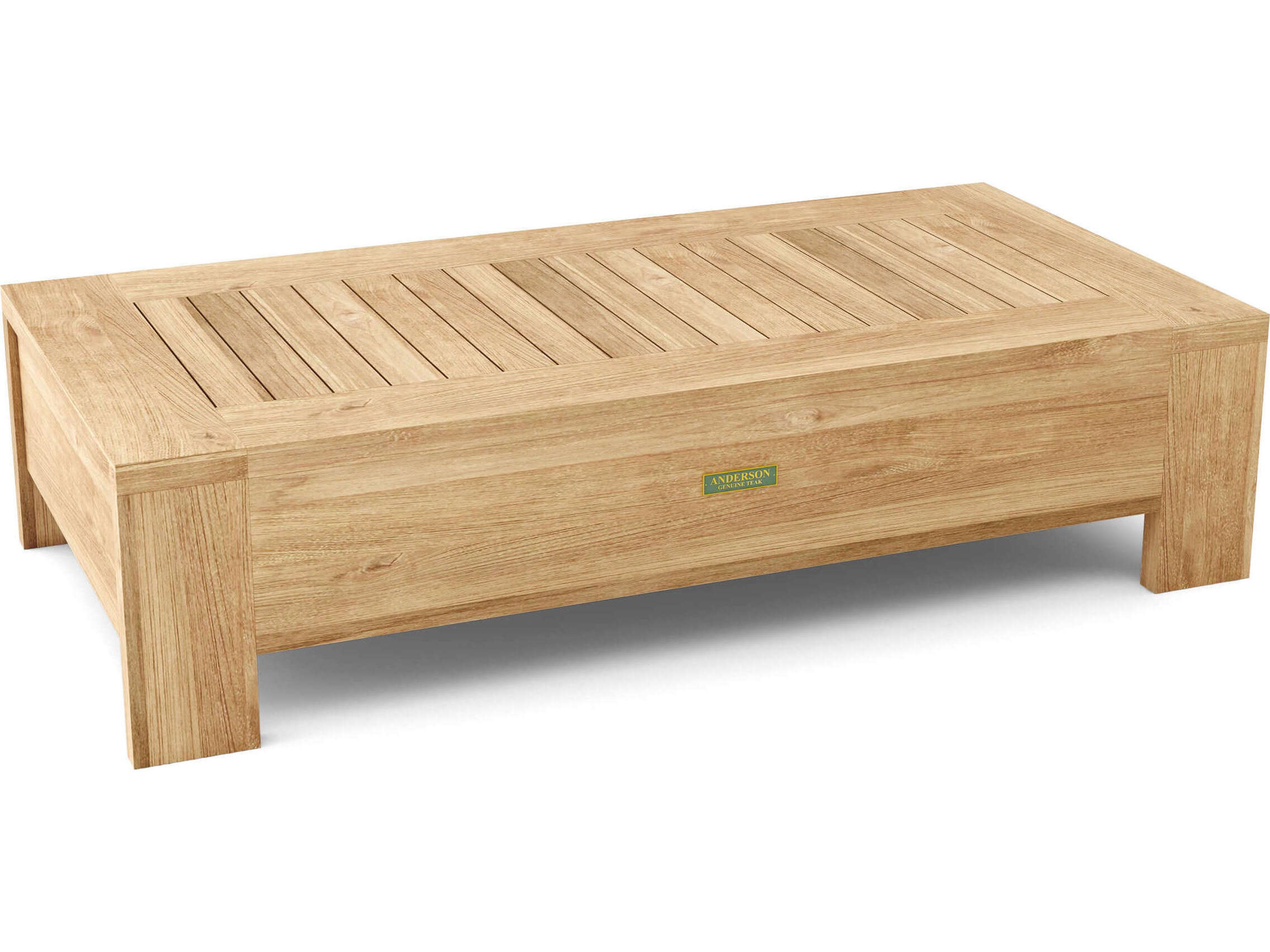 Anderson Teak Madera Rectangular Outdoor Patio Coffee Table