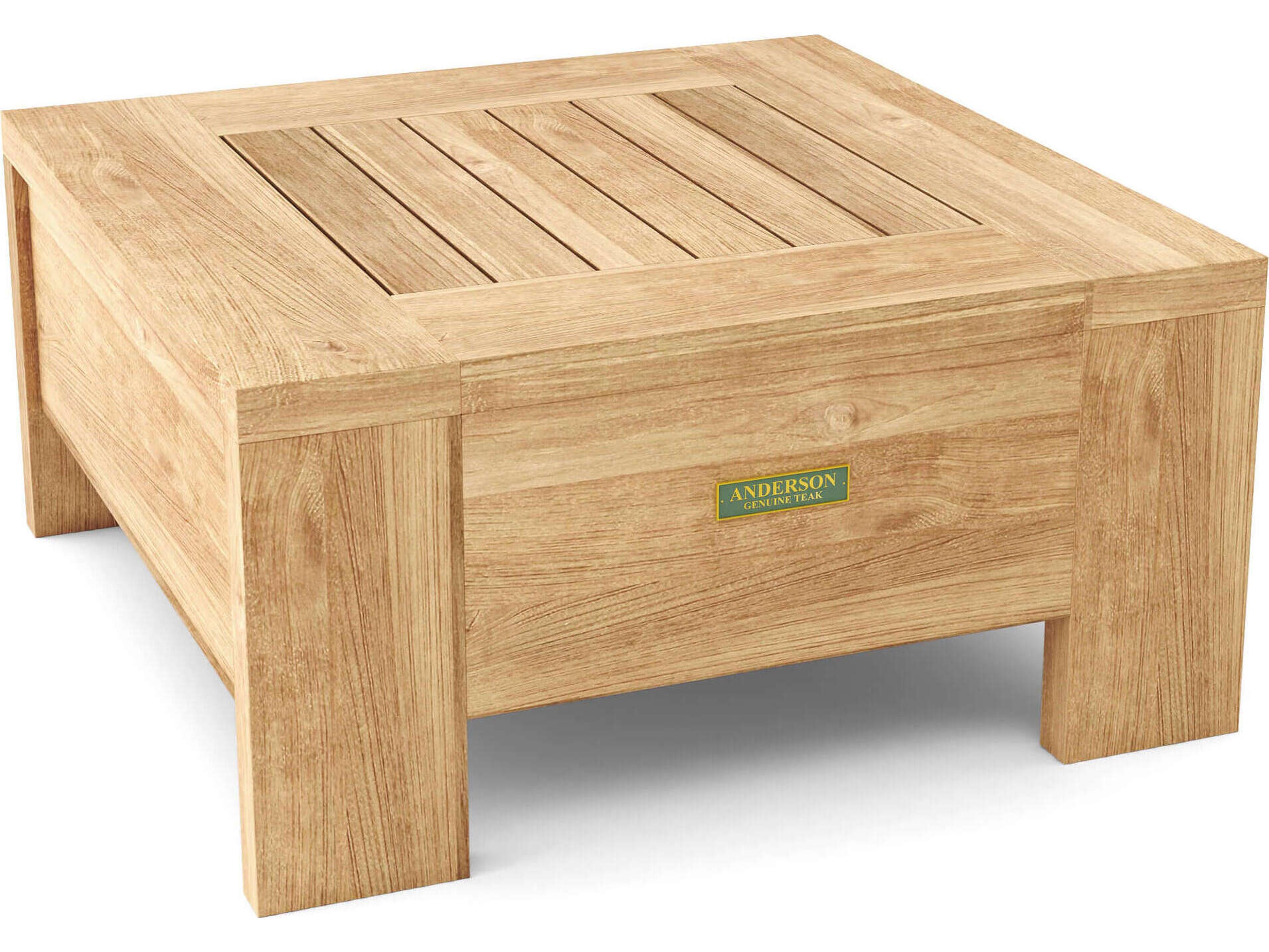 Anderson Teak Madera Square Outdoor Patio Side Table