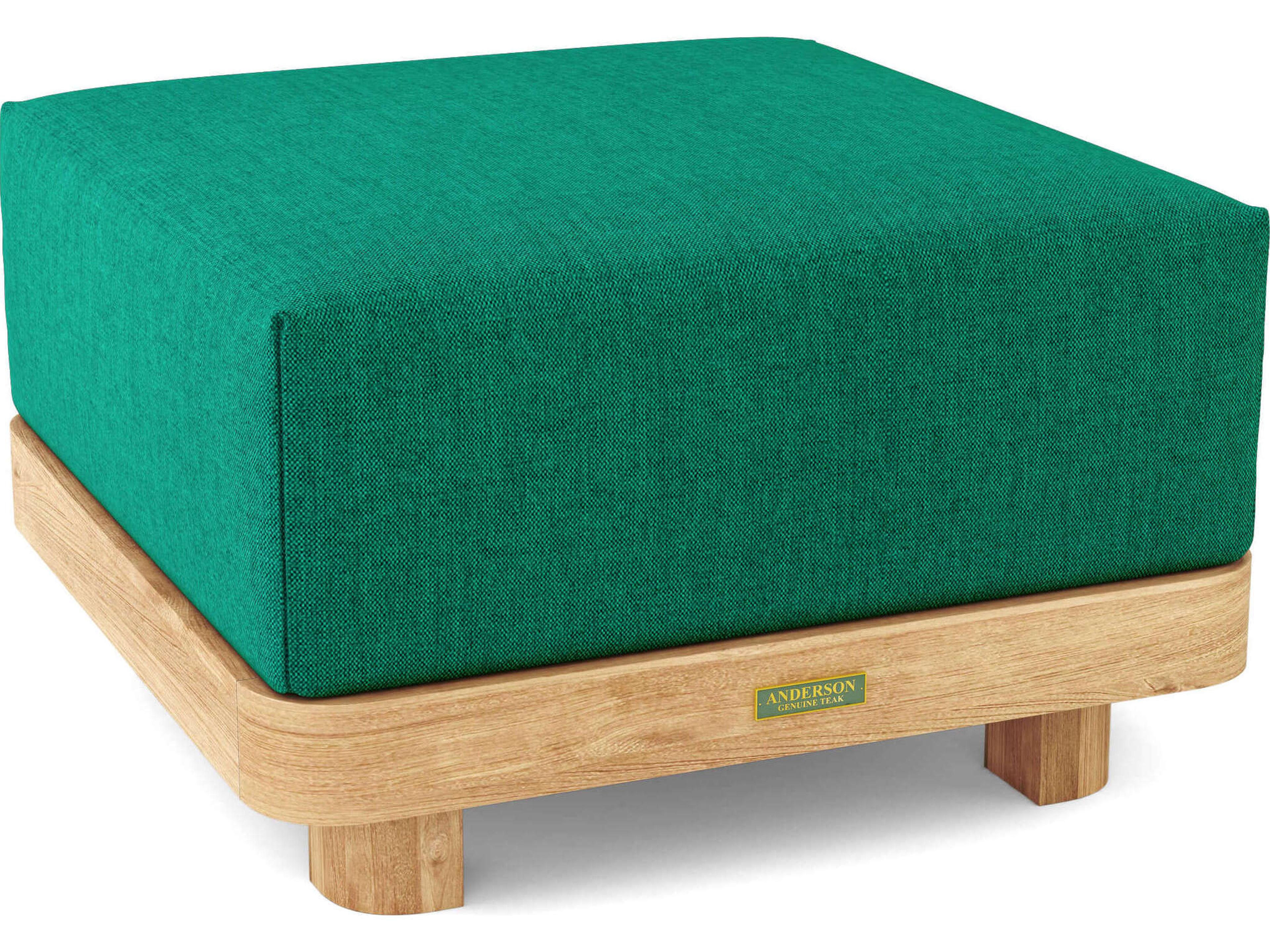 Anderson Teak Granada Deep Seating Teak Outdoor Patio Ottoman