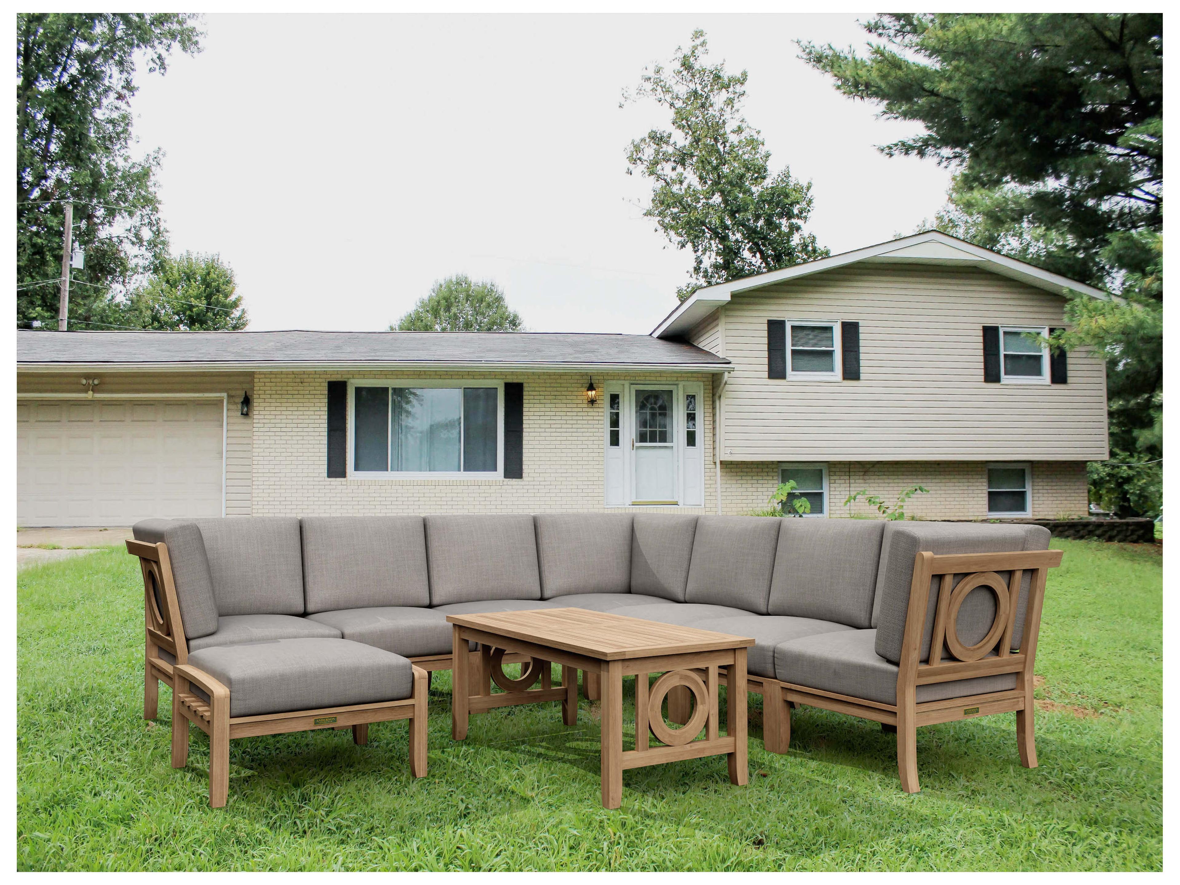 Anderson Teak Natsepa 9-Piece Modular Set A