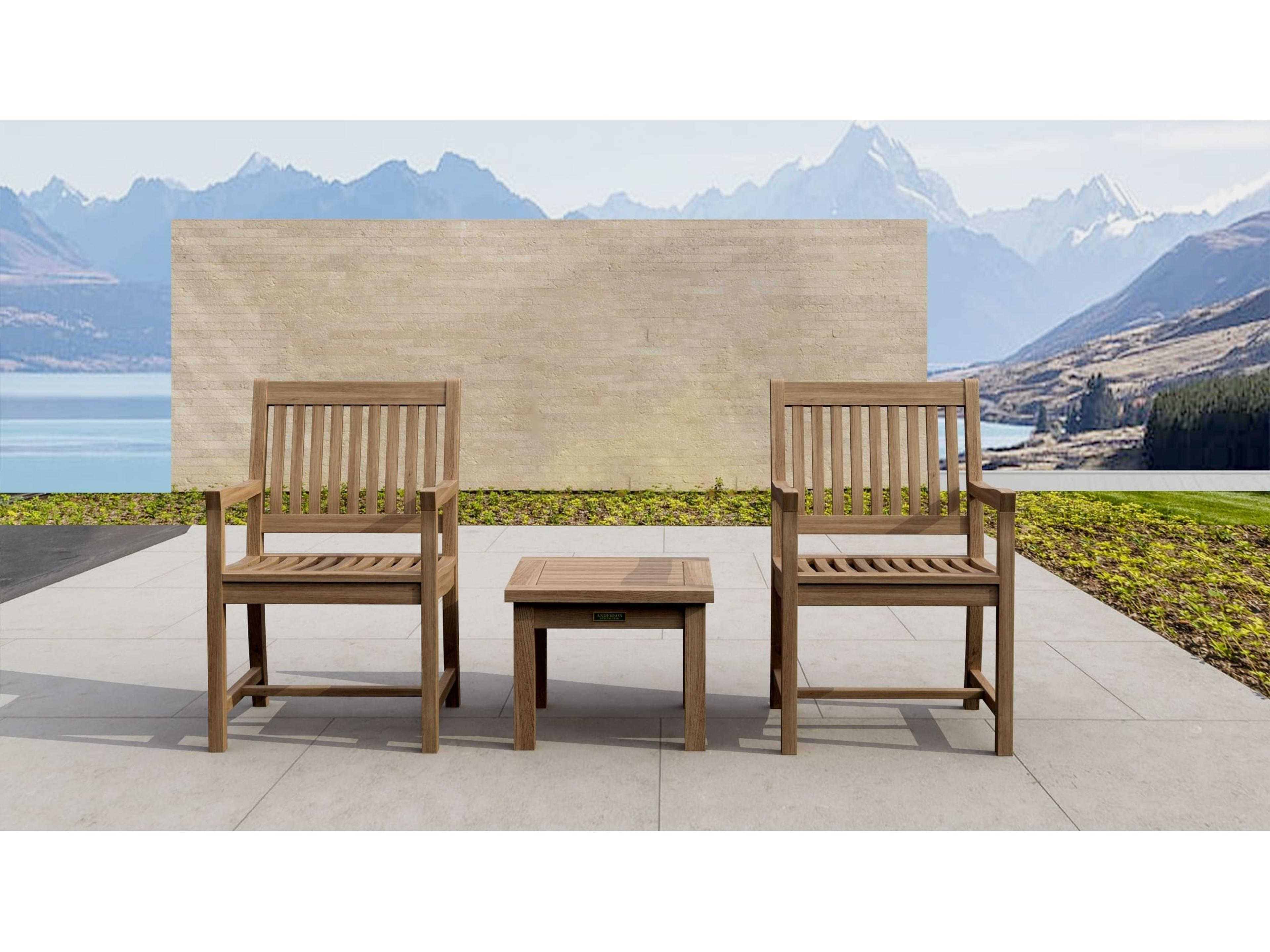 Anderson Teak Bahama Rialto 3-Piece Set
