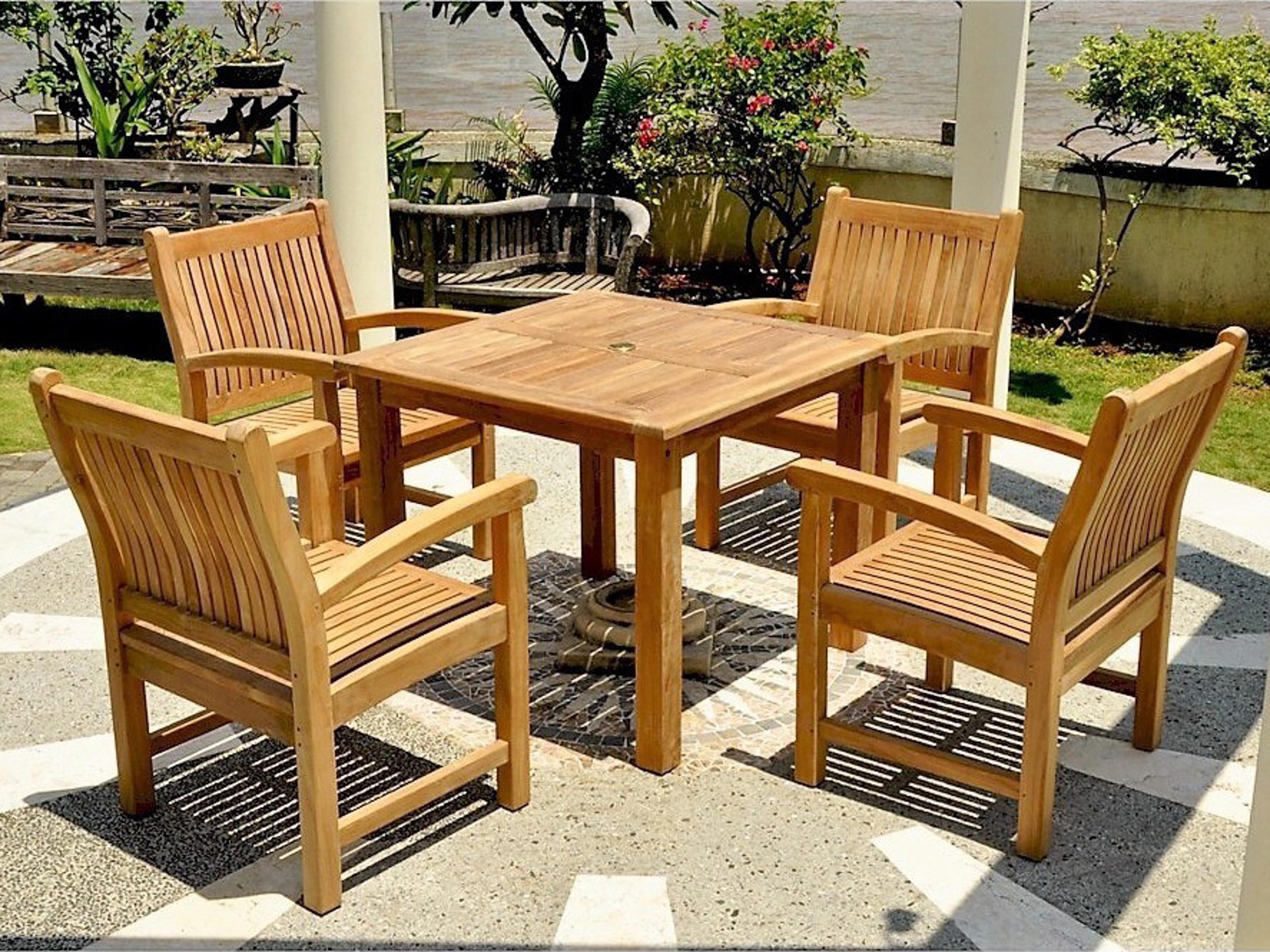 Anderson Teak Bahama Sahara 5-Piece Bistro Table