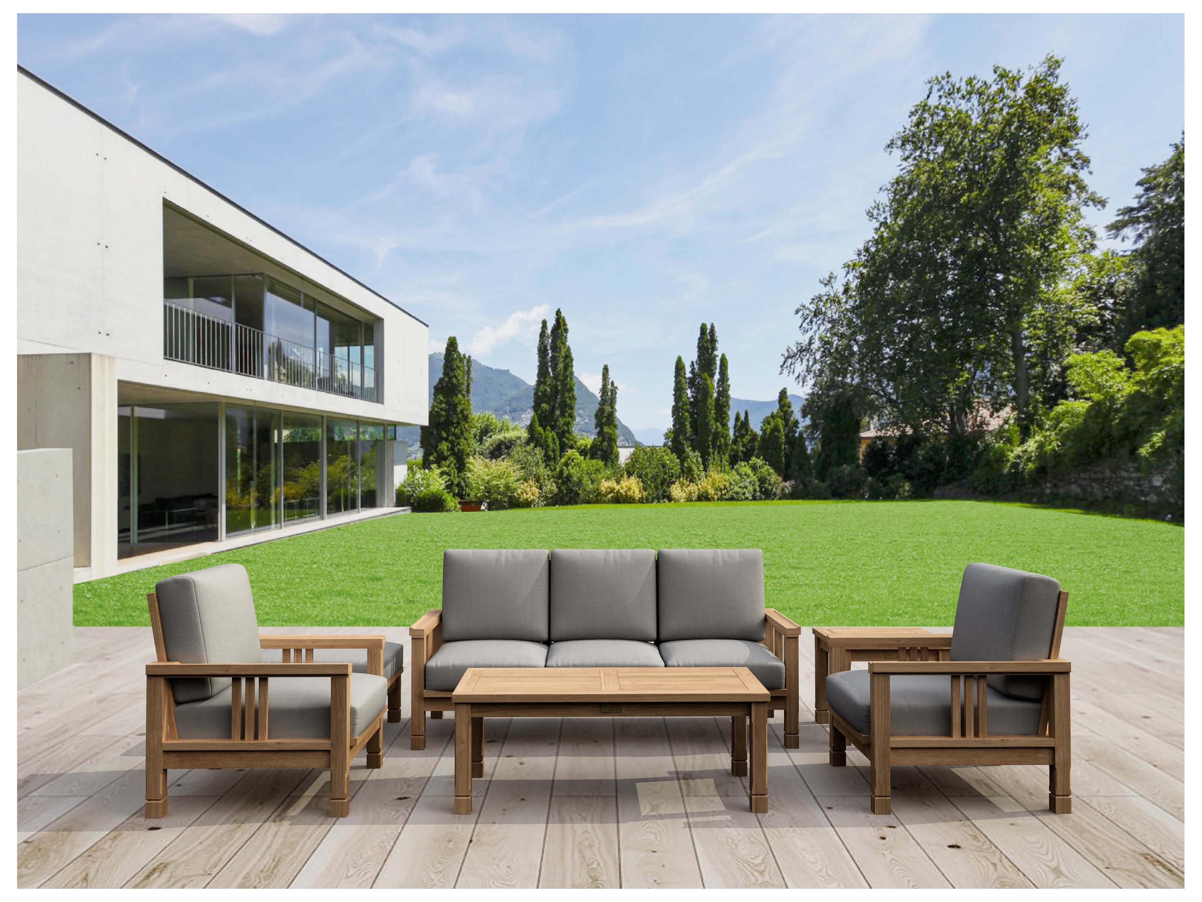 Anderson Teak South Bay Deep Seating 6-Piece Conversation Set A