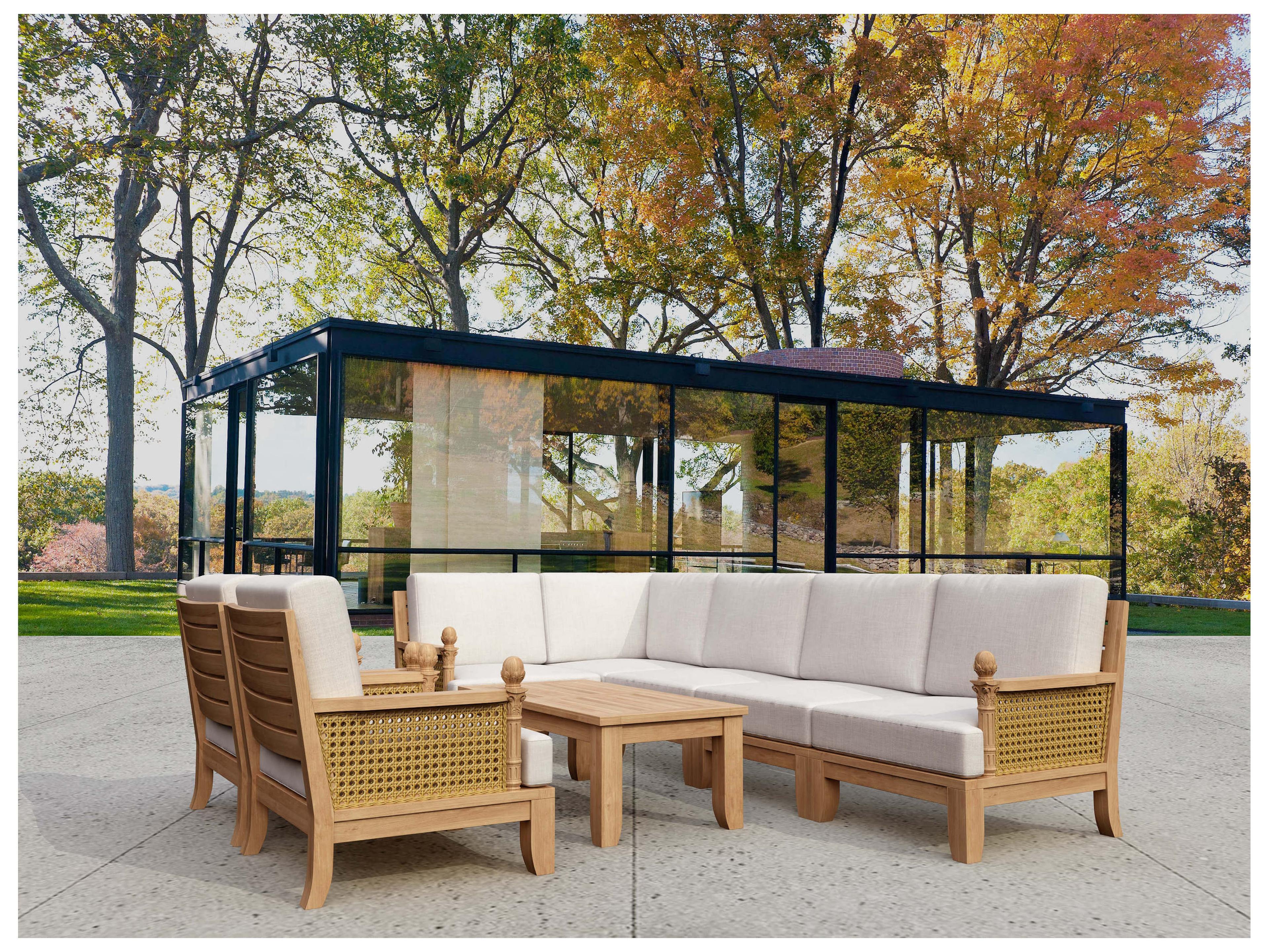 Anderson Teak Luxe 8-Piece Modular Set