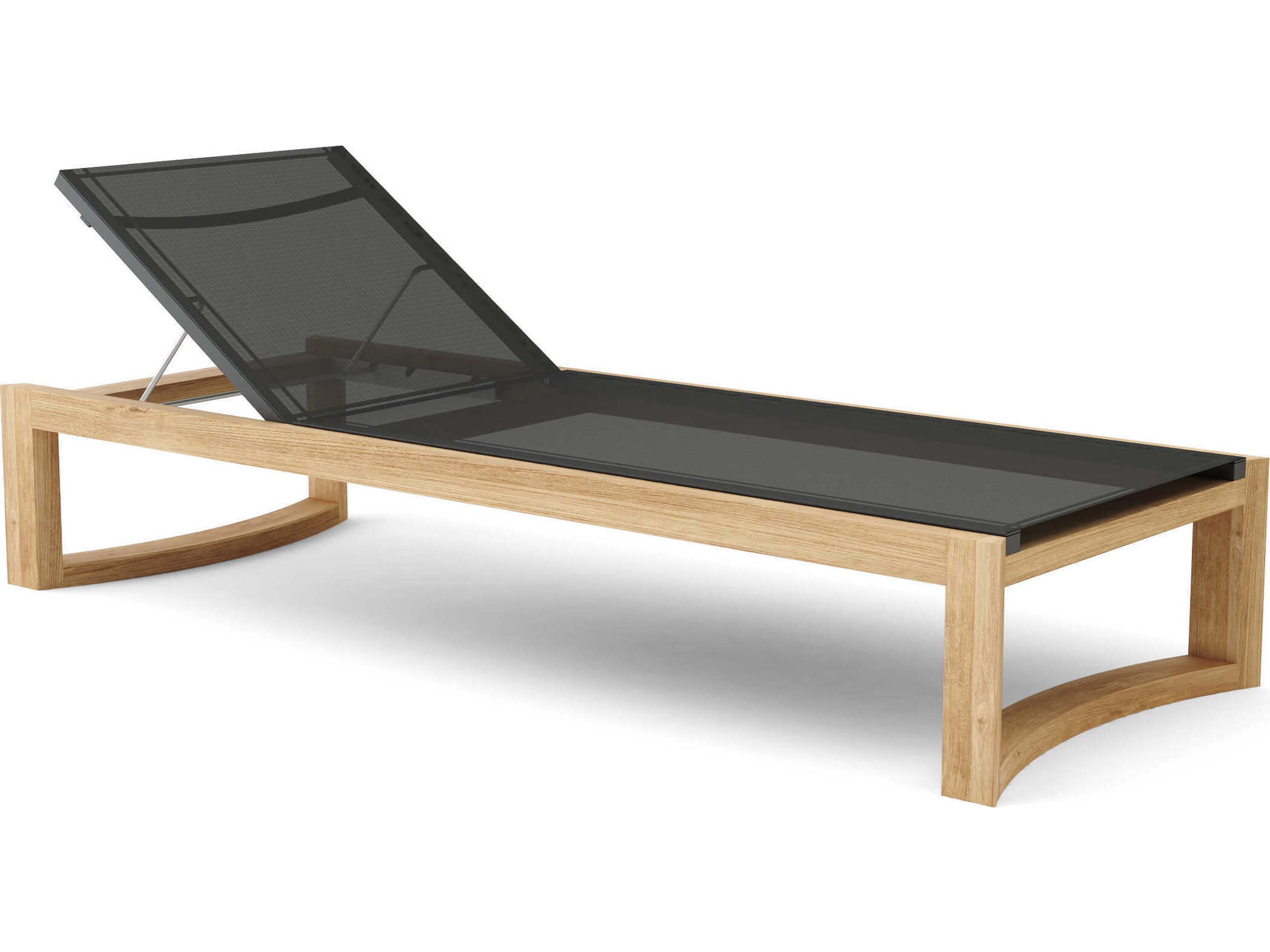 Anderson Teak Junus Natural Patio Chaise Lounge