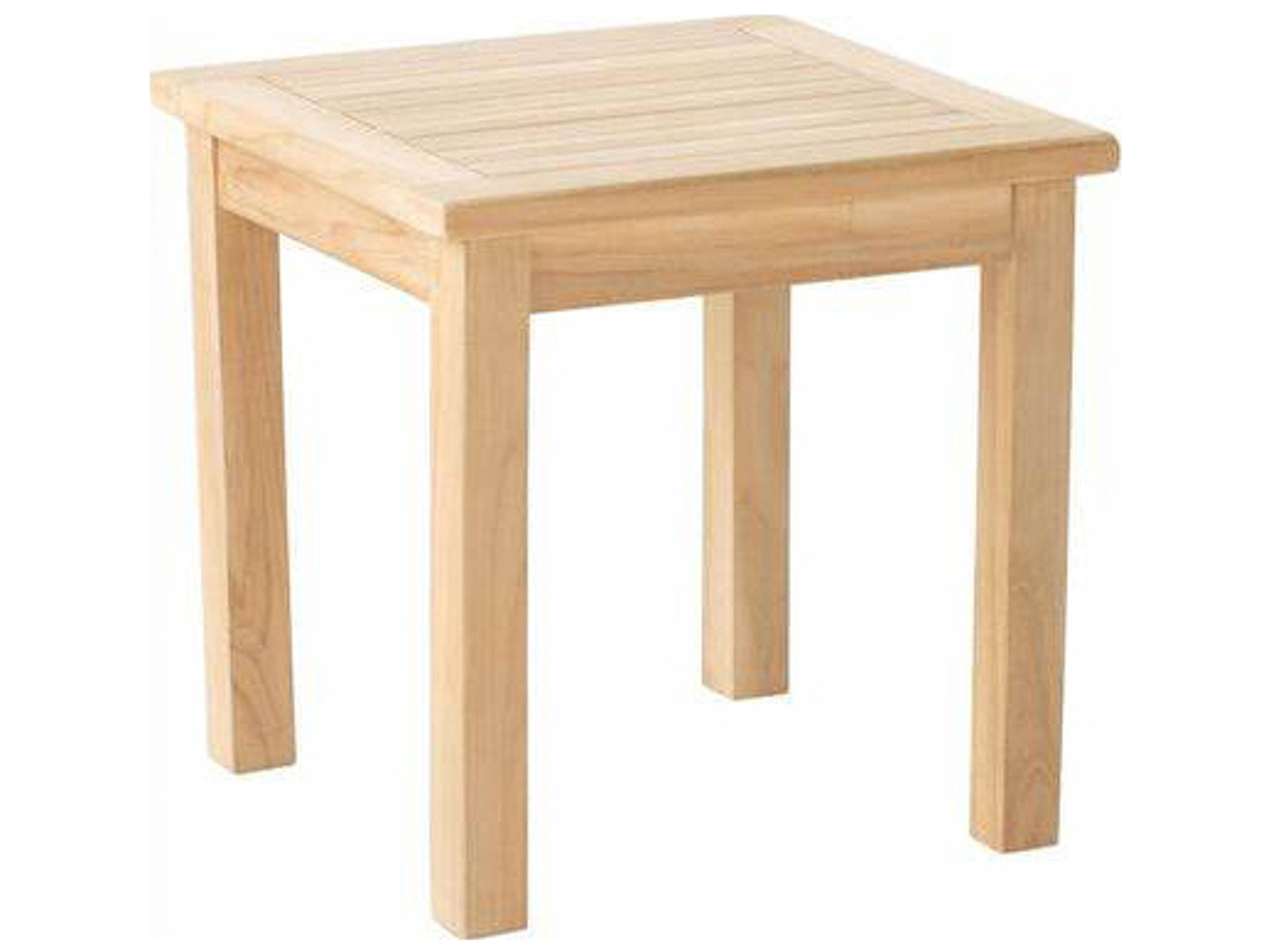 Alfresco Home Swan Teak Outdoor End Table