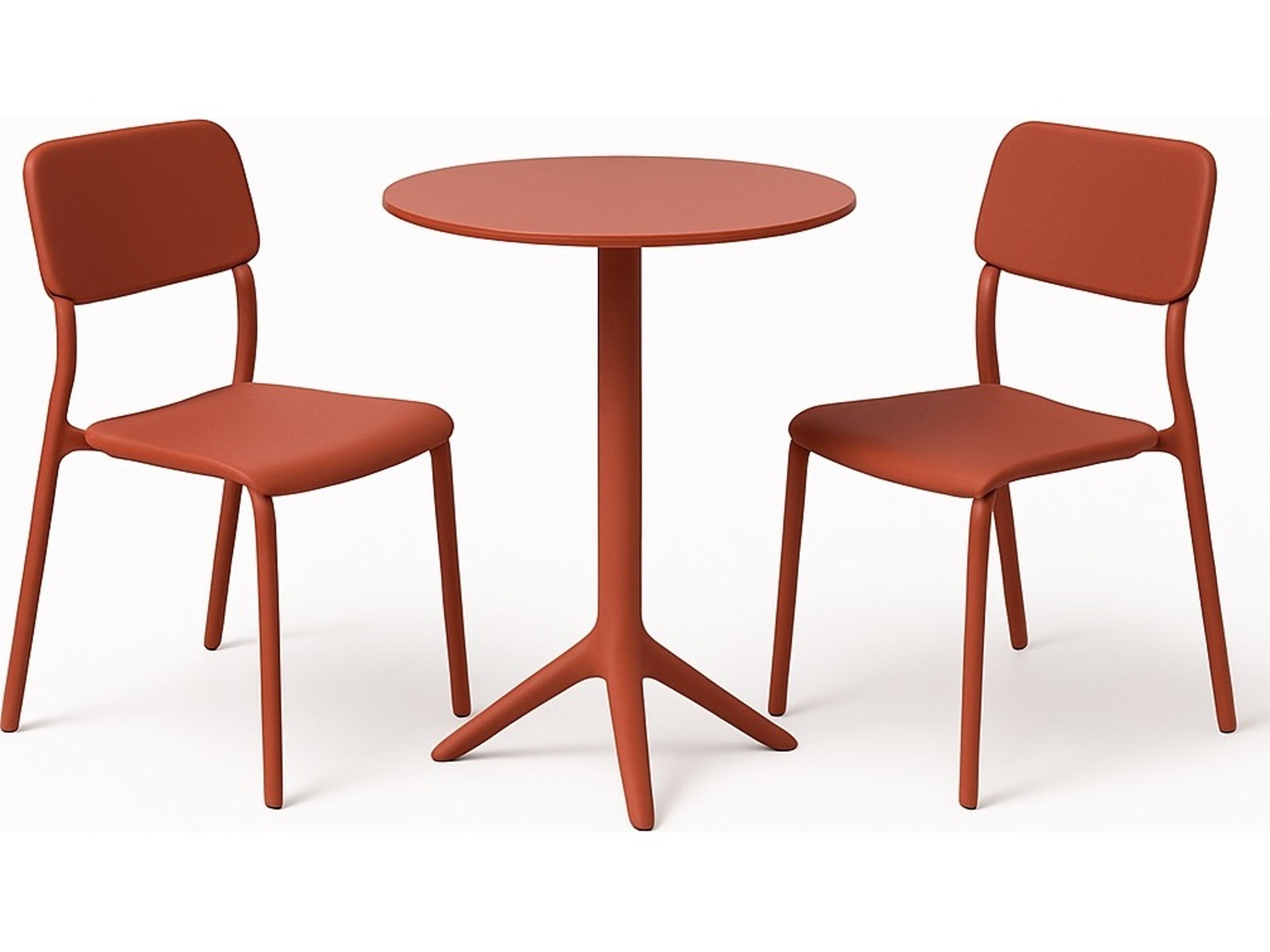 Alfresco Home Mattone Recycled Plastic Dining Set