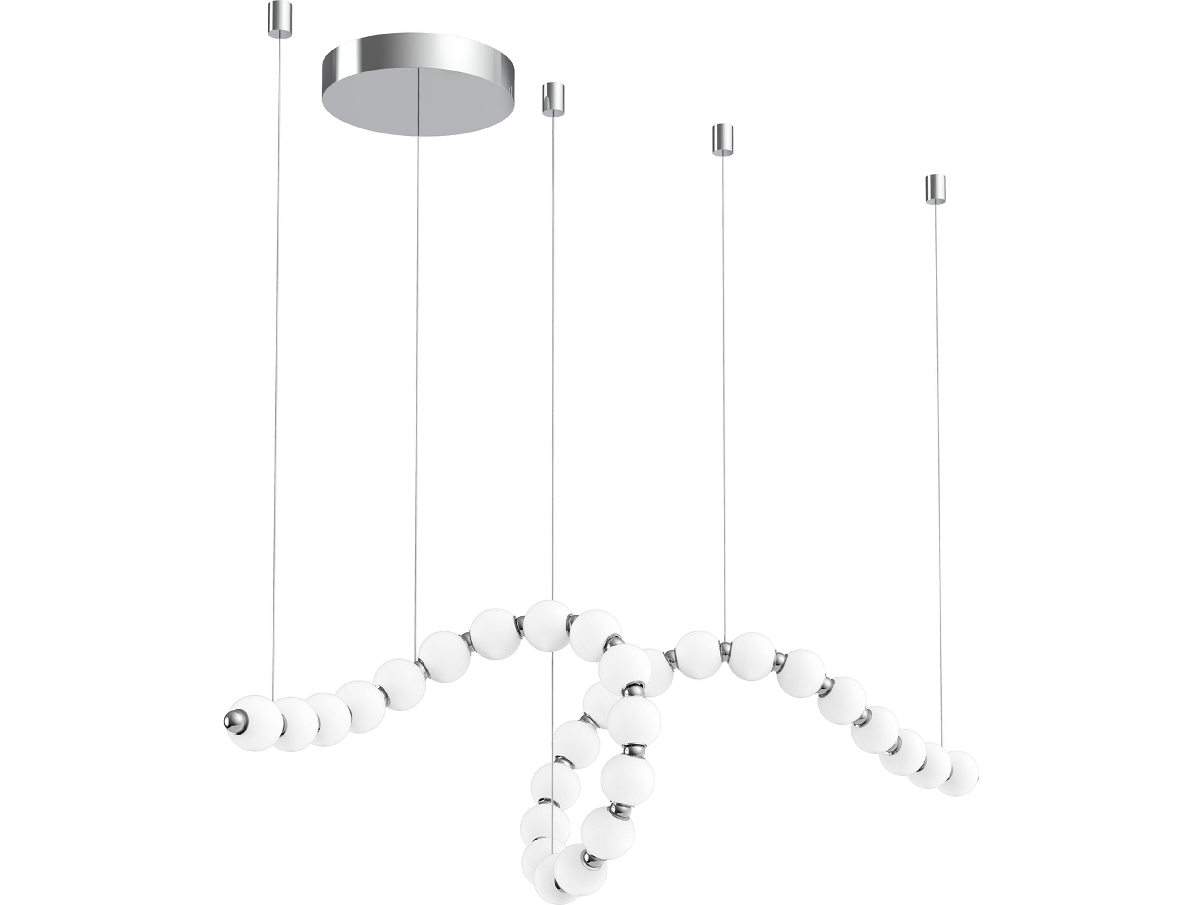 Alora Lighting Akoya Chrome Linear Chandelier