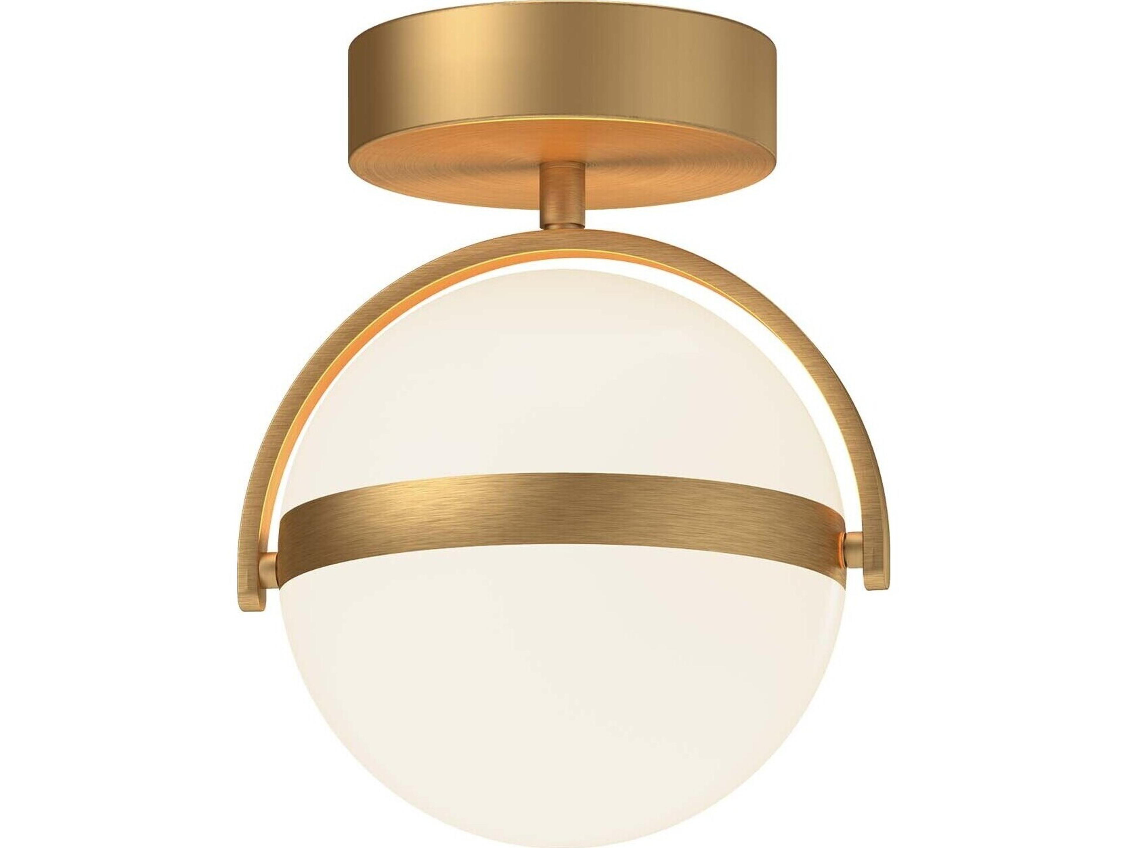 Alora Lighting Globo Brushed Gold Globe Flush Mount