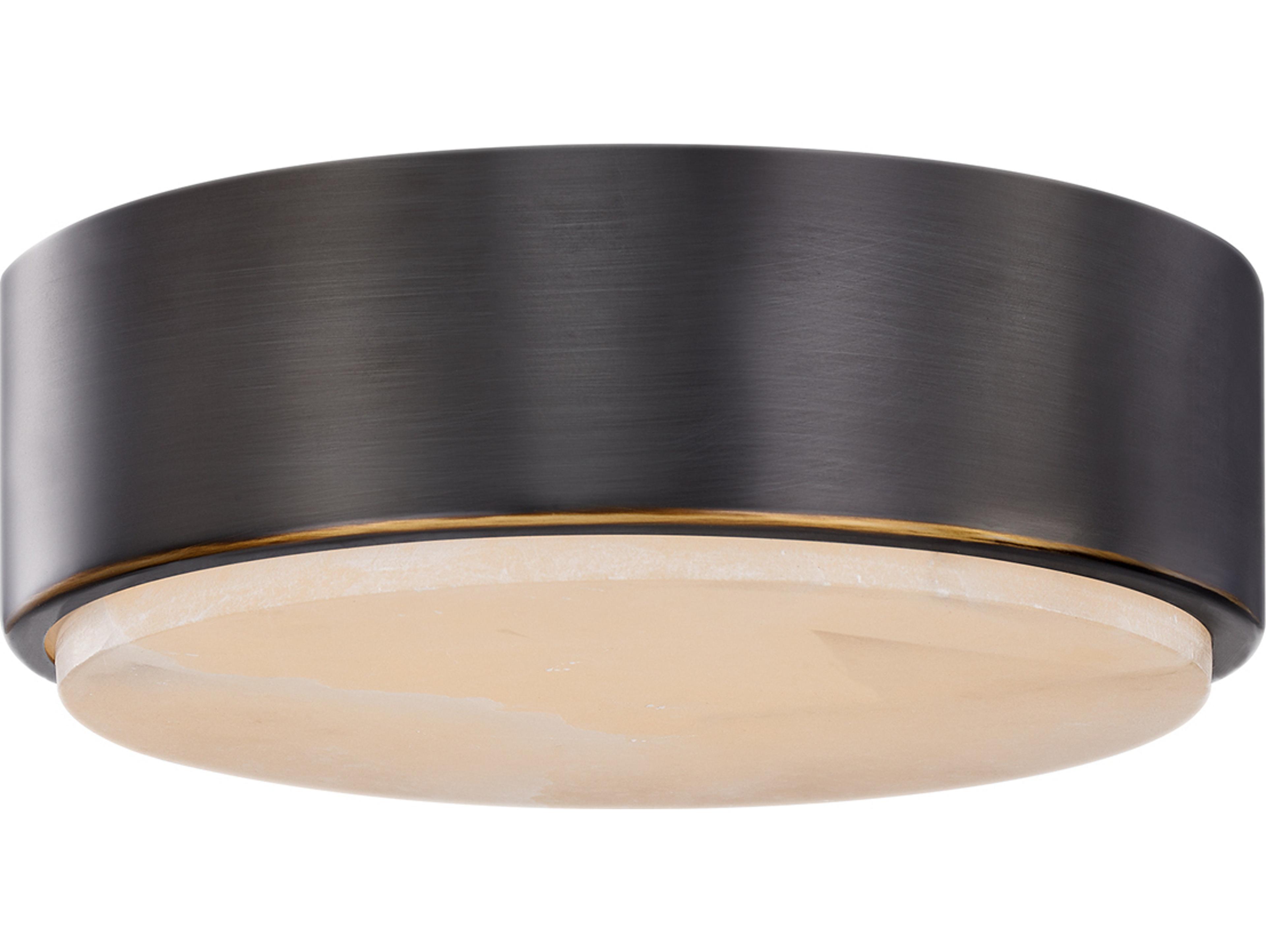 Alora Lighting Blanco Urban Bronze Round Flush Mount