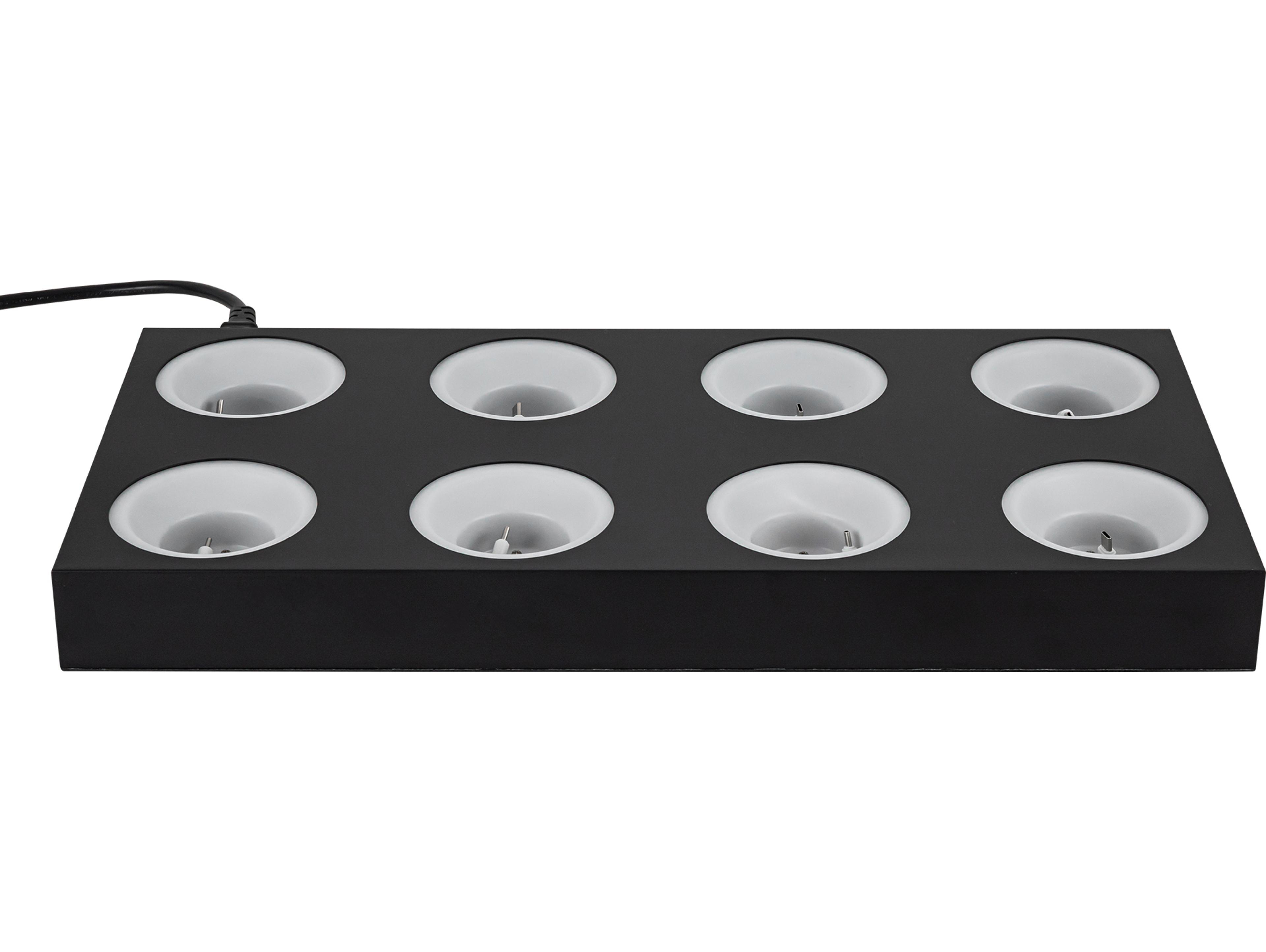 Alora Lighting Marni 8-Unit Black Charging Station
