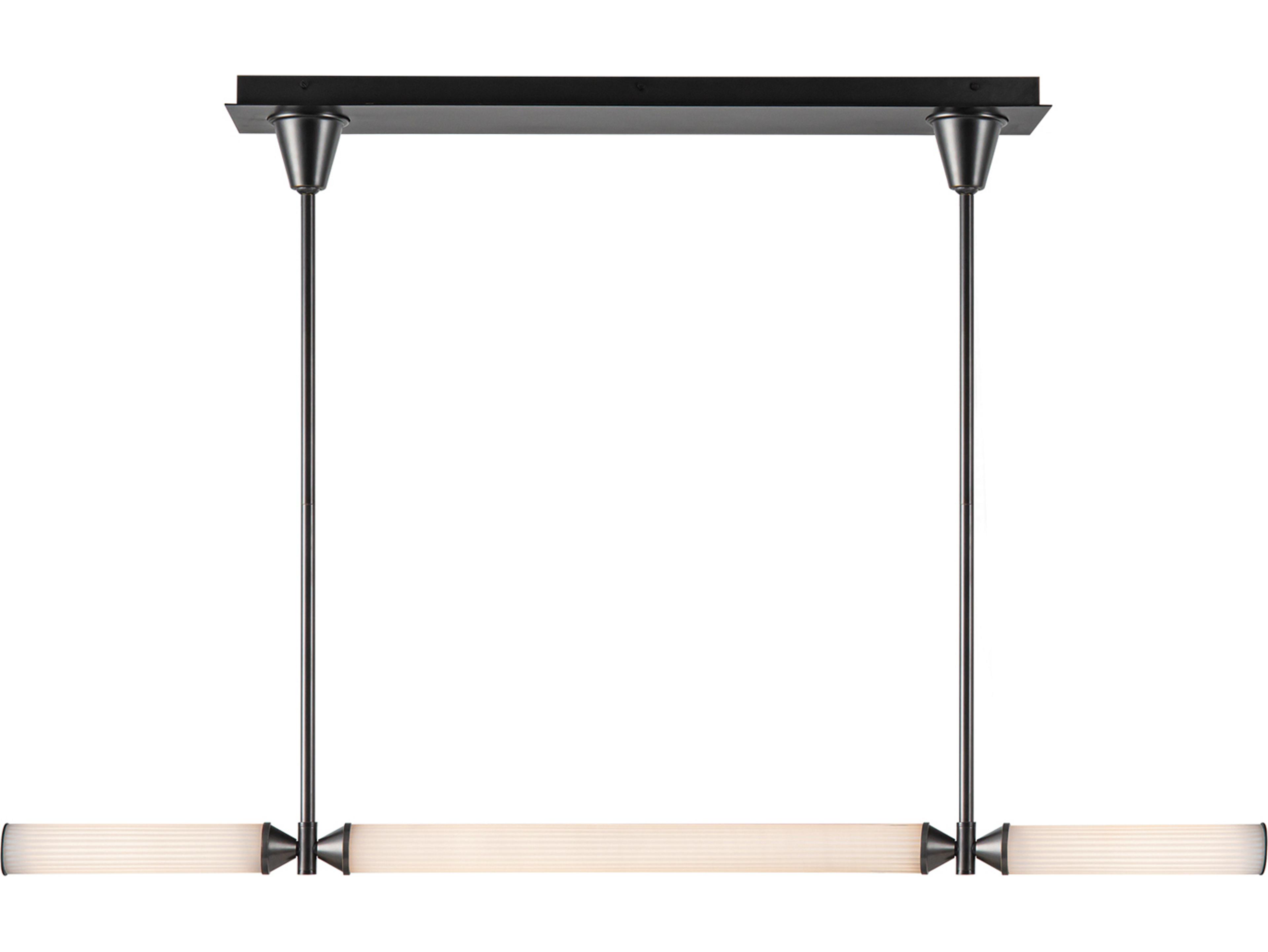 Alora Lighting Edwin Urban Bronze Black Linear Island Pendant