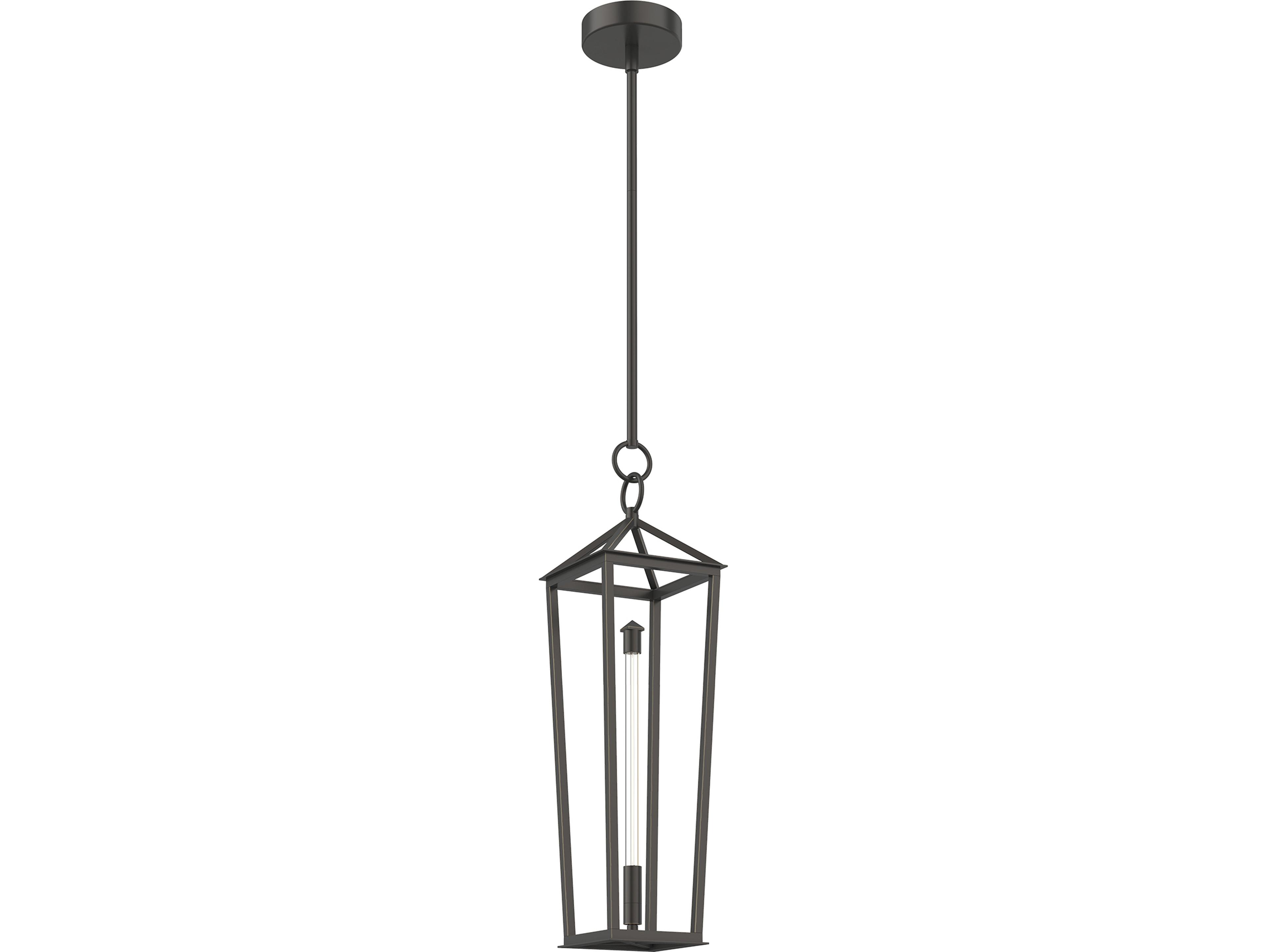 Alora Lighting Delphine Urban Bronze Lantern Mini Pendant