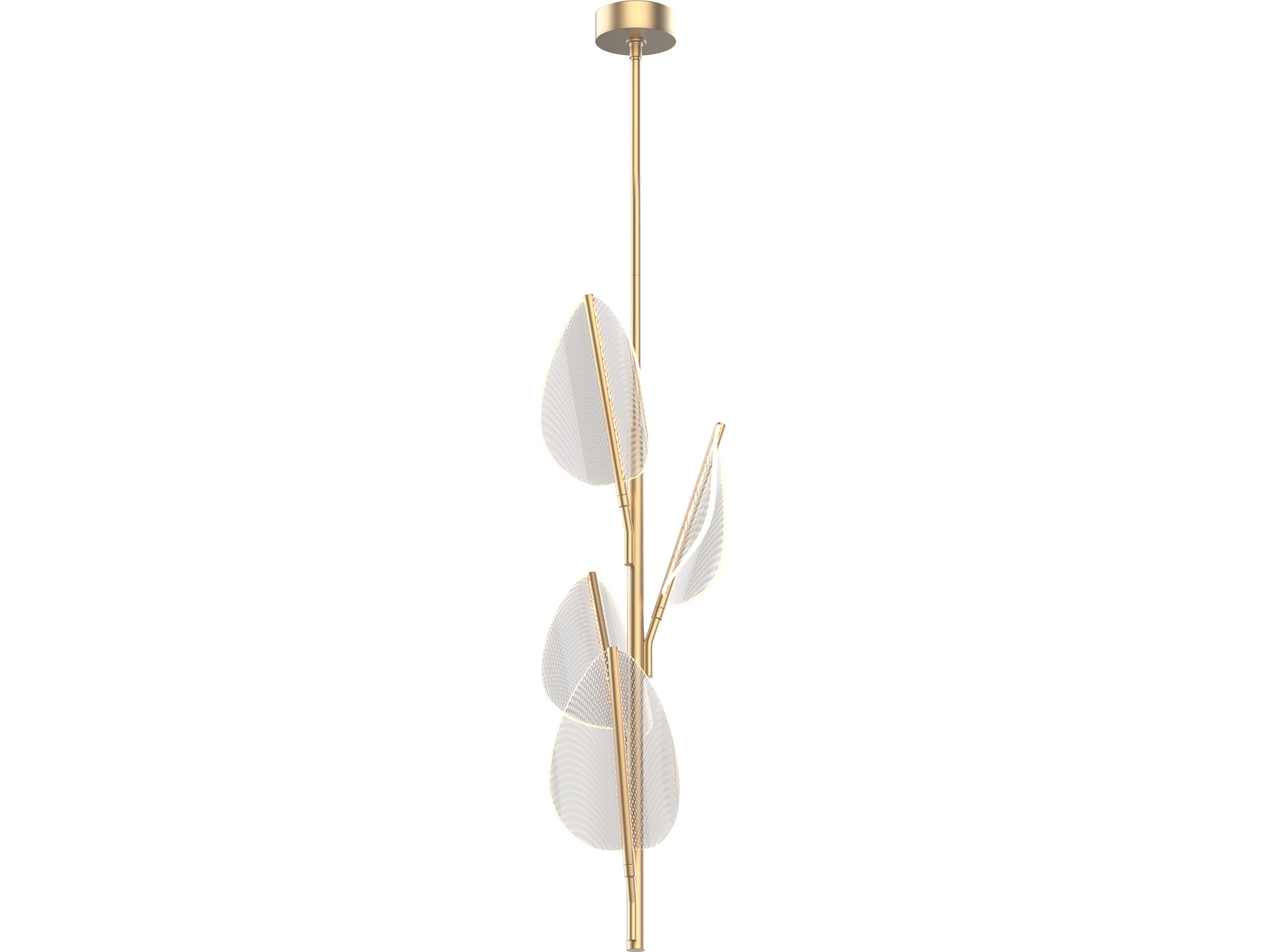 Alora Lighting Flora Natural Brass Pendant