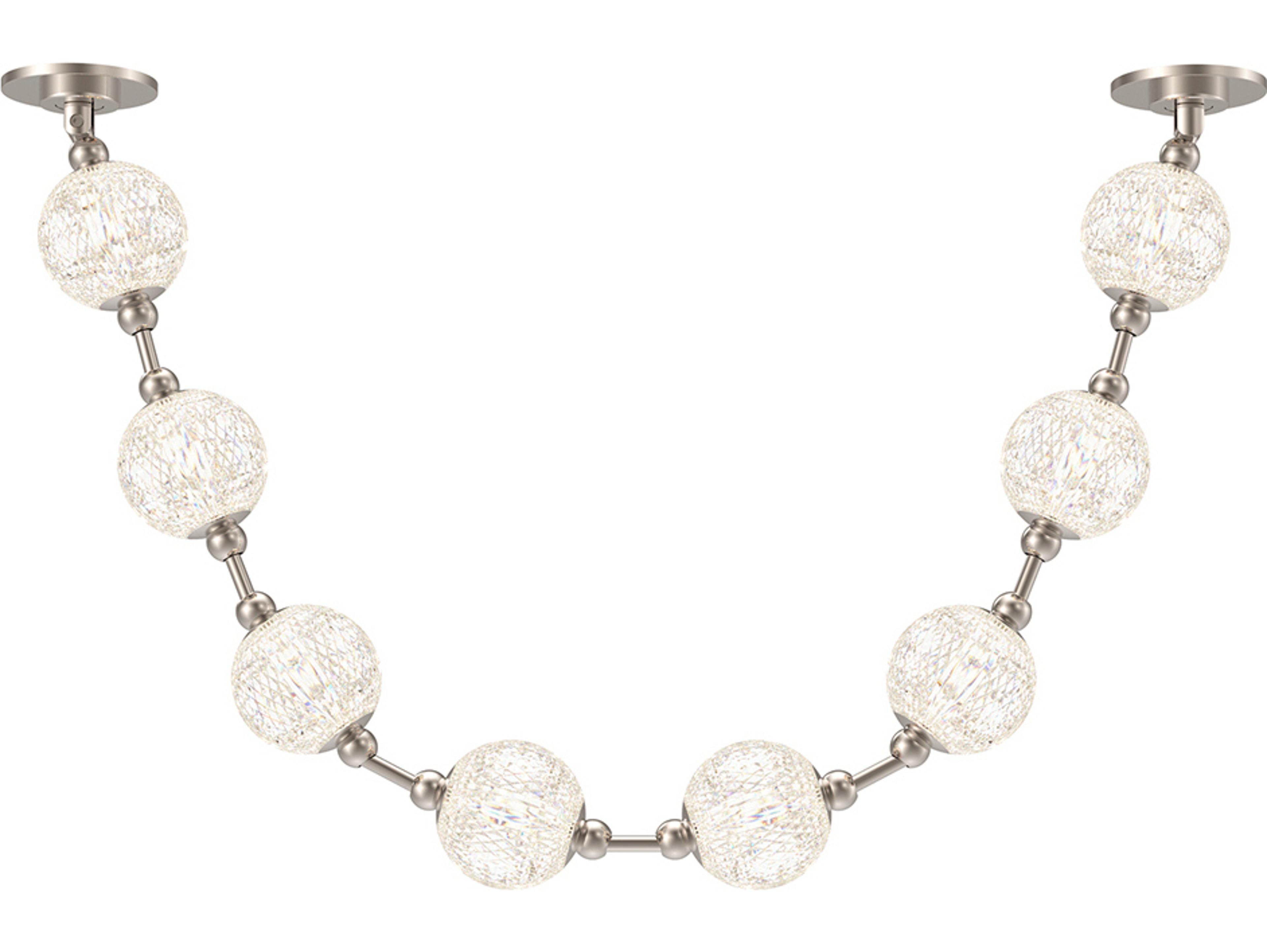 Alora Lighting Marni Polished Nickel Linear Island Pendant