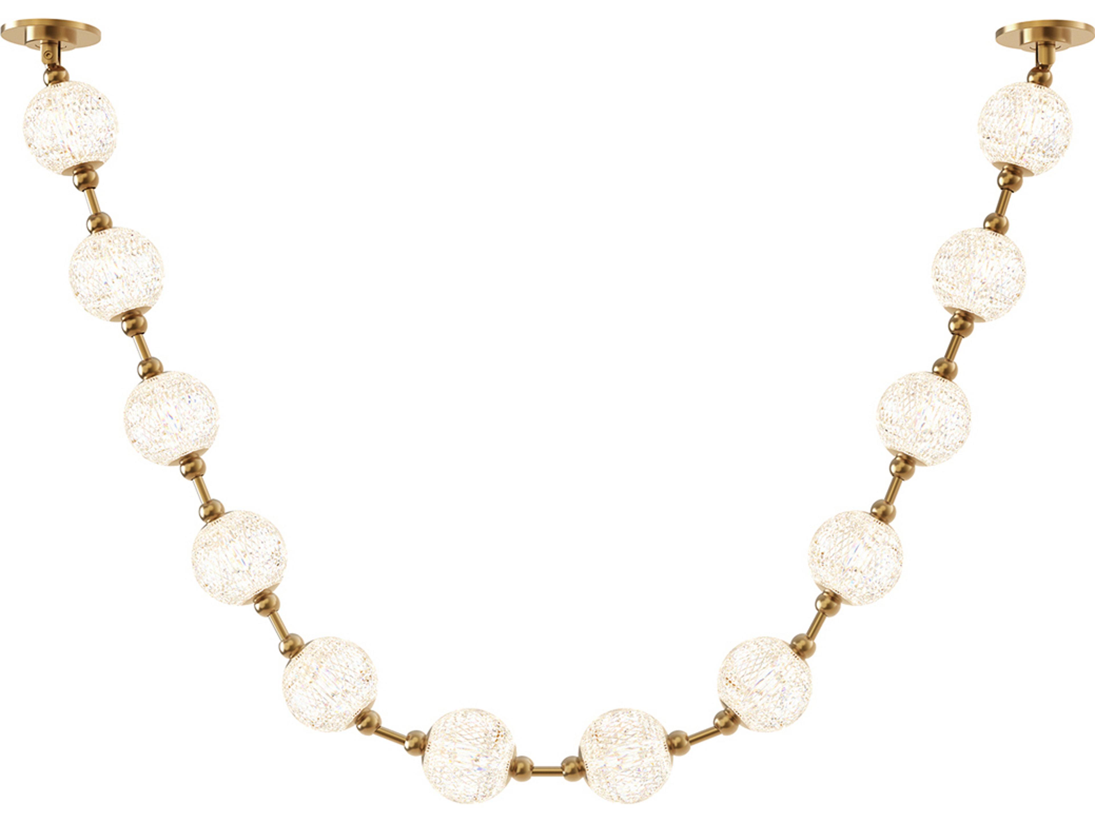 Alora Lighting Marni Natural Brass Linear Island Pendant