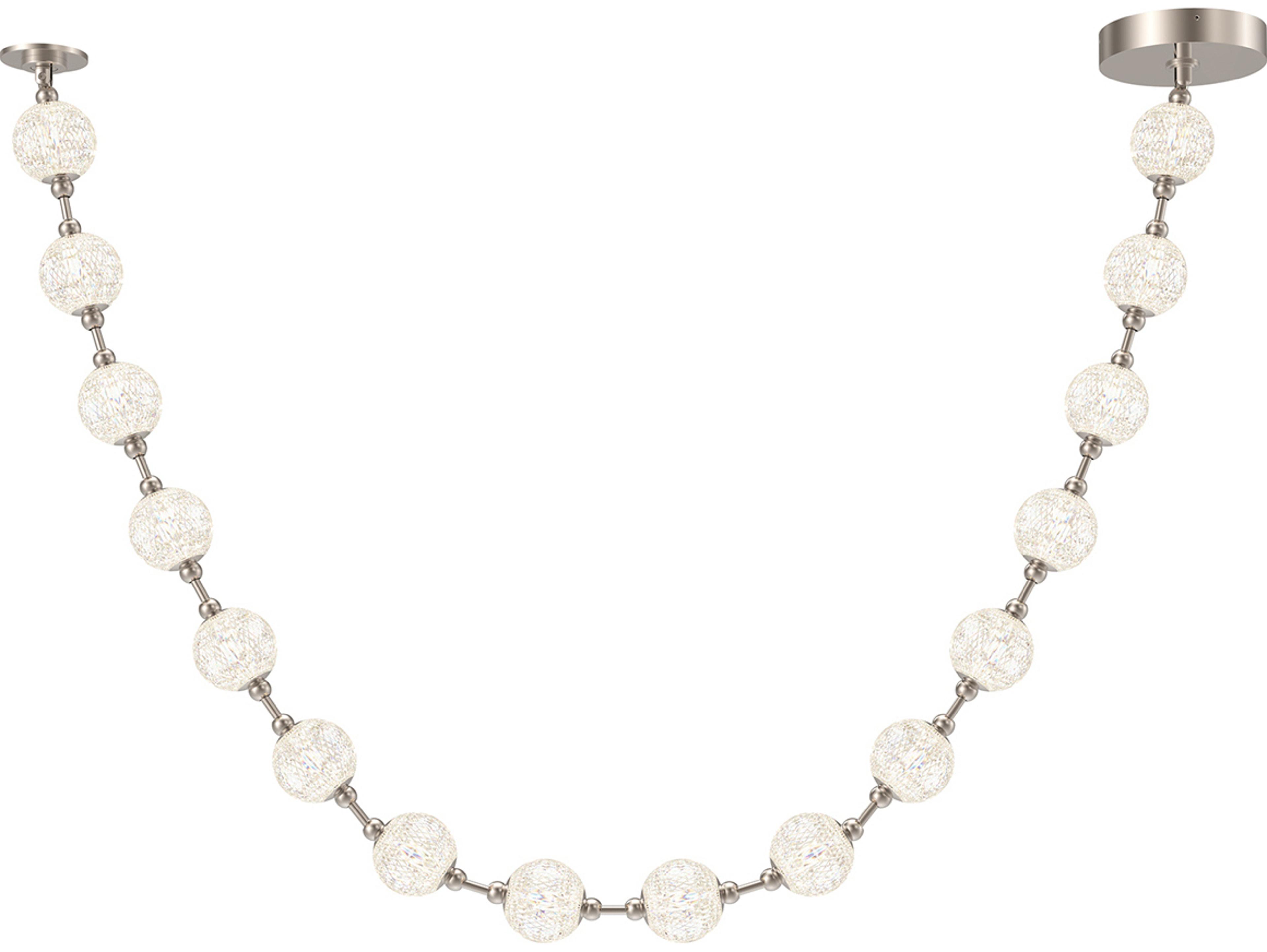 Alora Lighting Marni Polished Nickel Linear Island Pendant