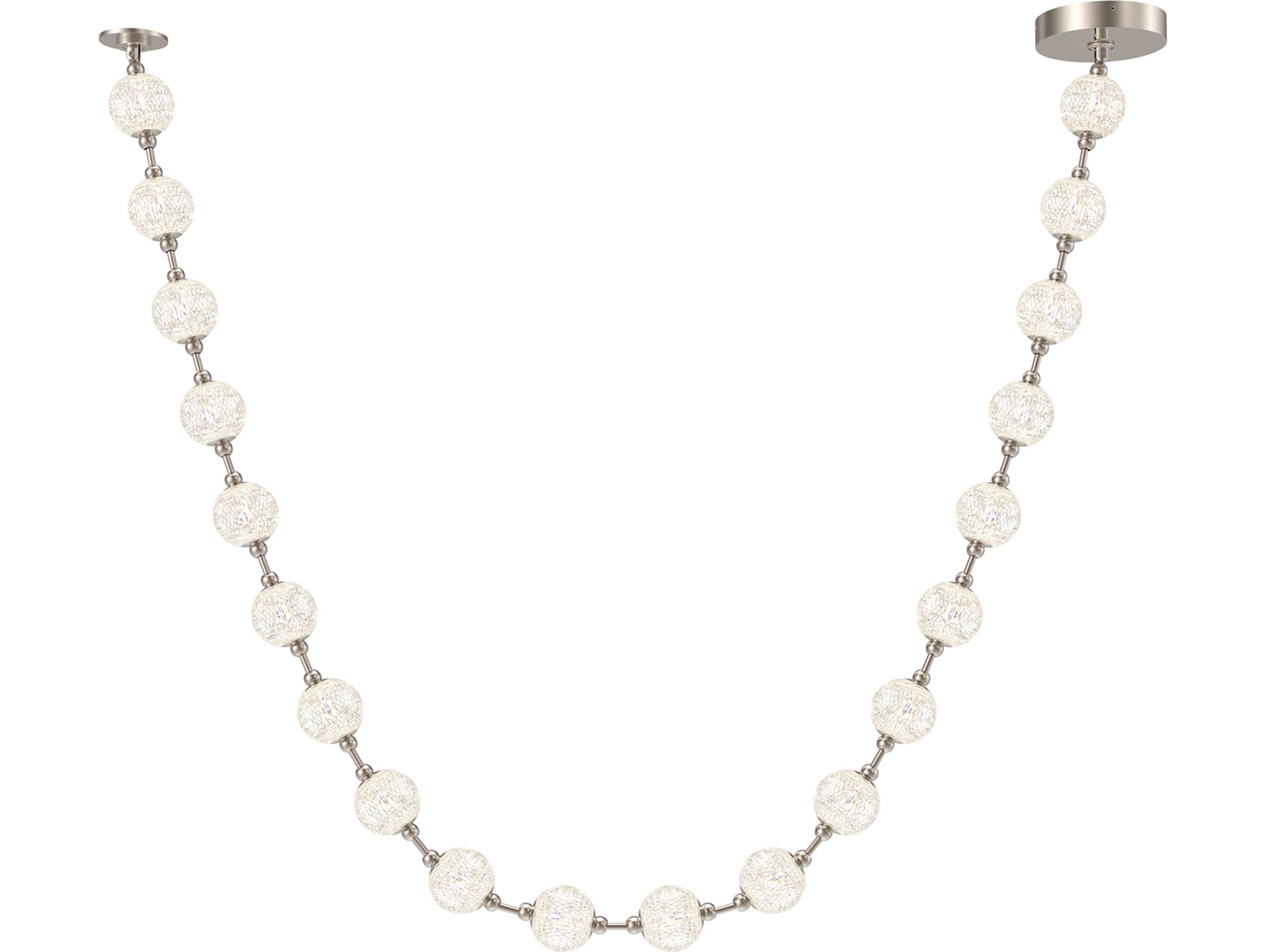 Alora Lighting Marni Polished Nickel Linear Island Pendant