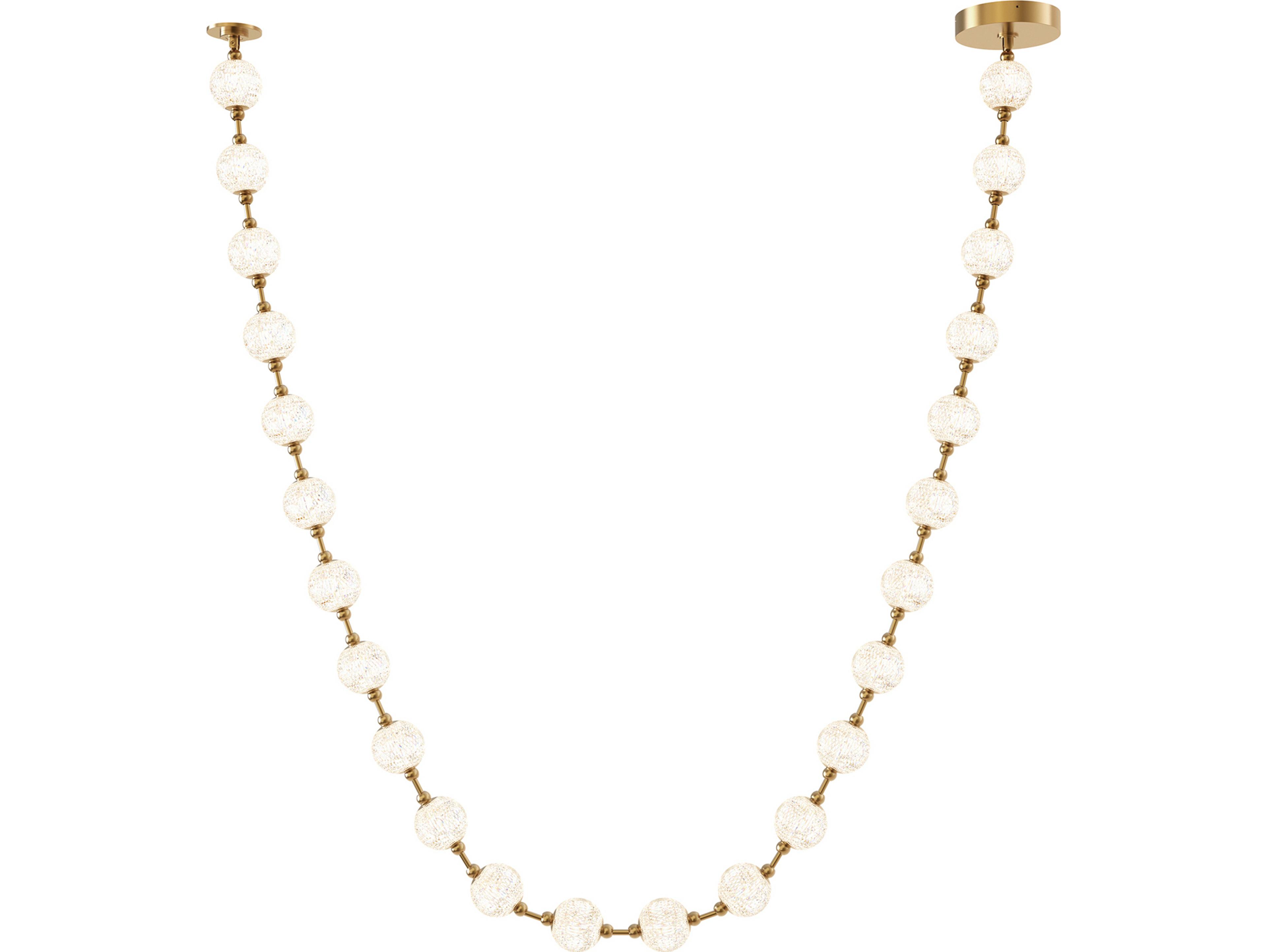 Alora Lighting Marni Natural Brass Linear Island Pendant