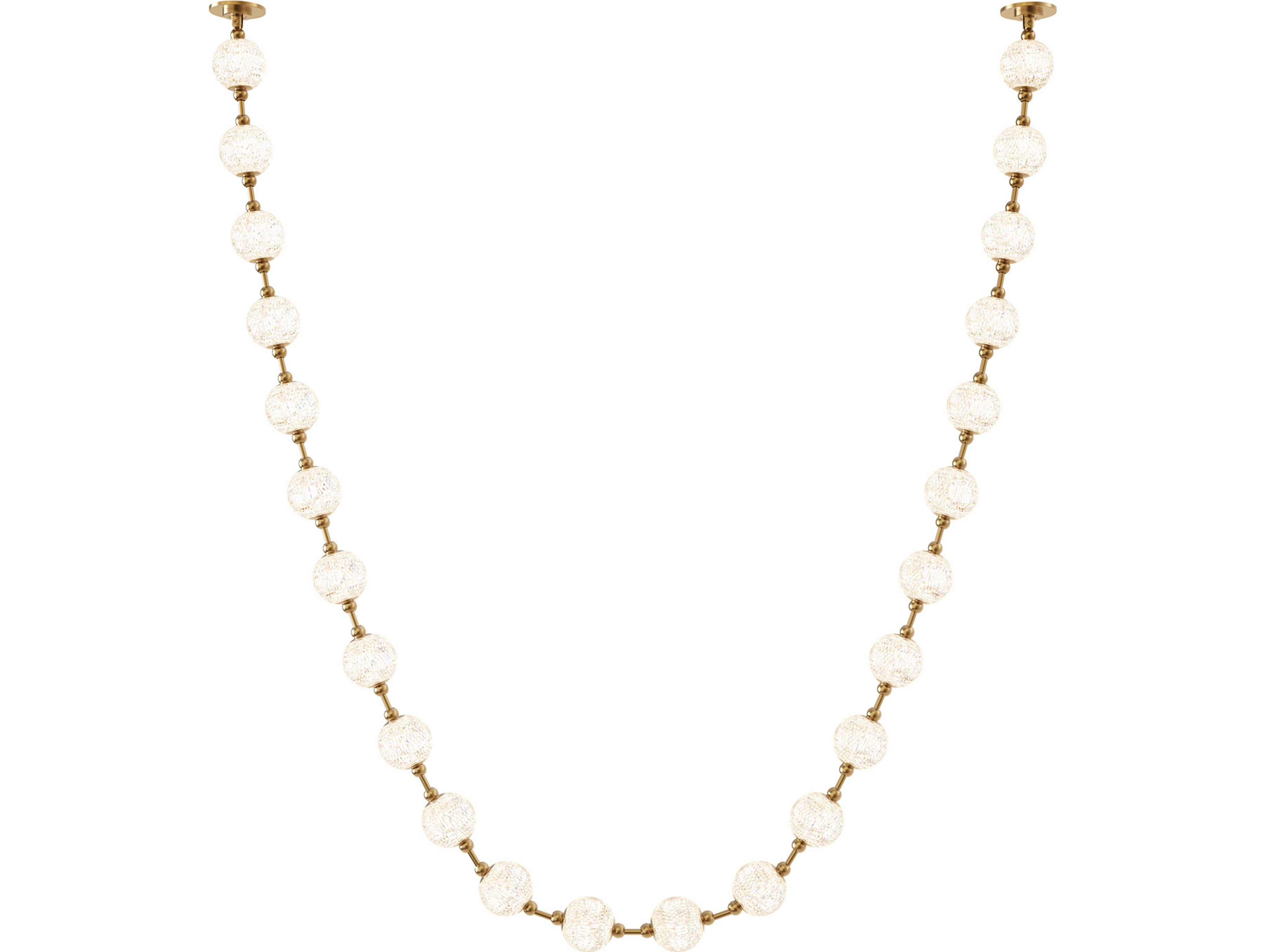 Alora Lighting Marni Natural Brass Linear Island Pendant