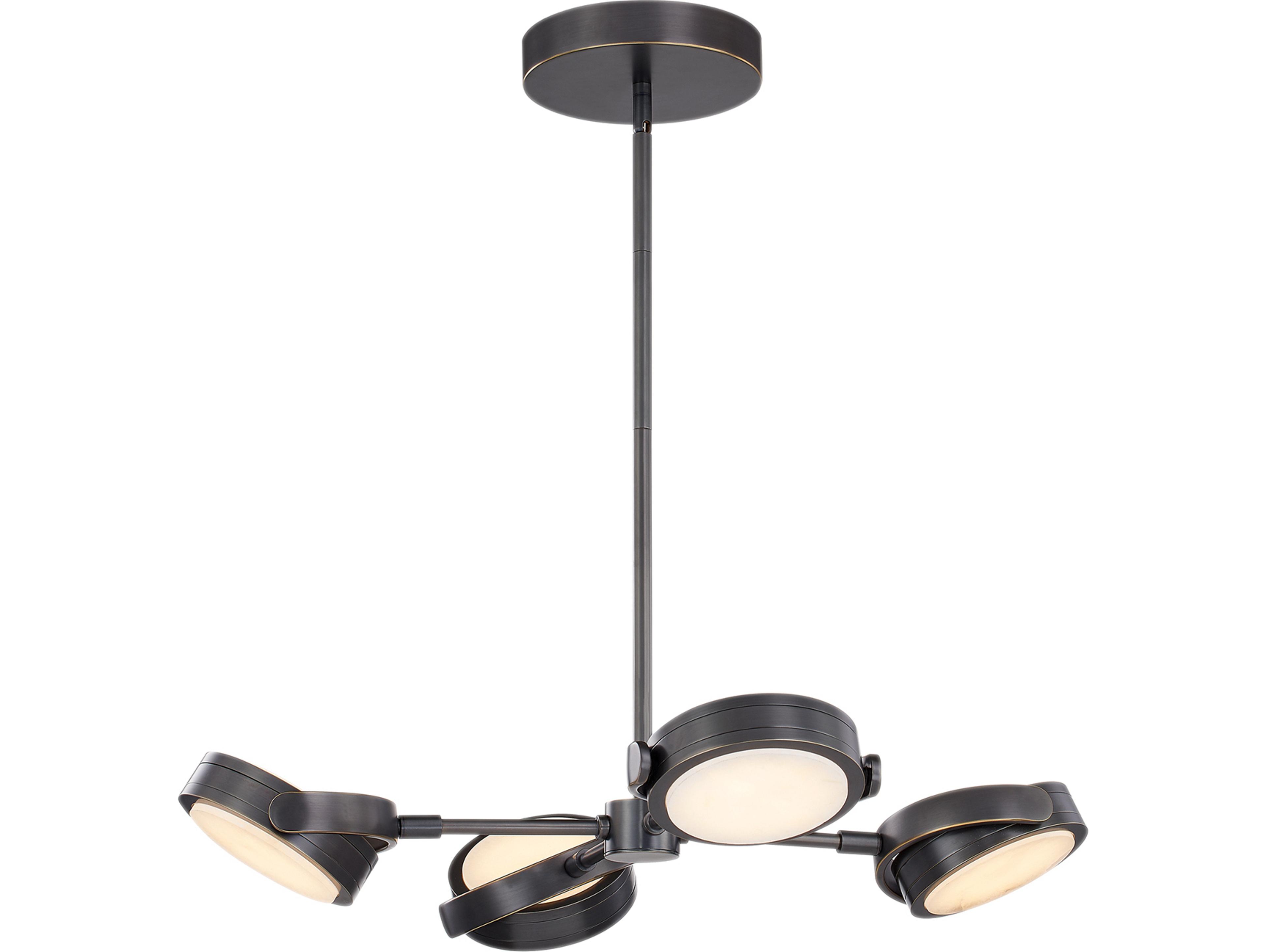Alora Lighting Blanco Urban Bronze Round Pendant