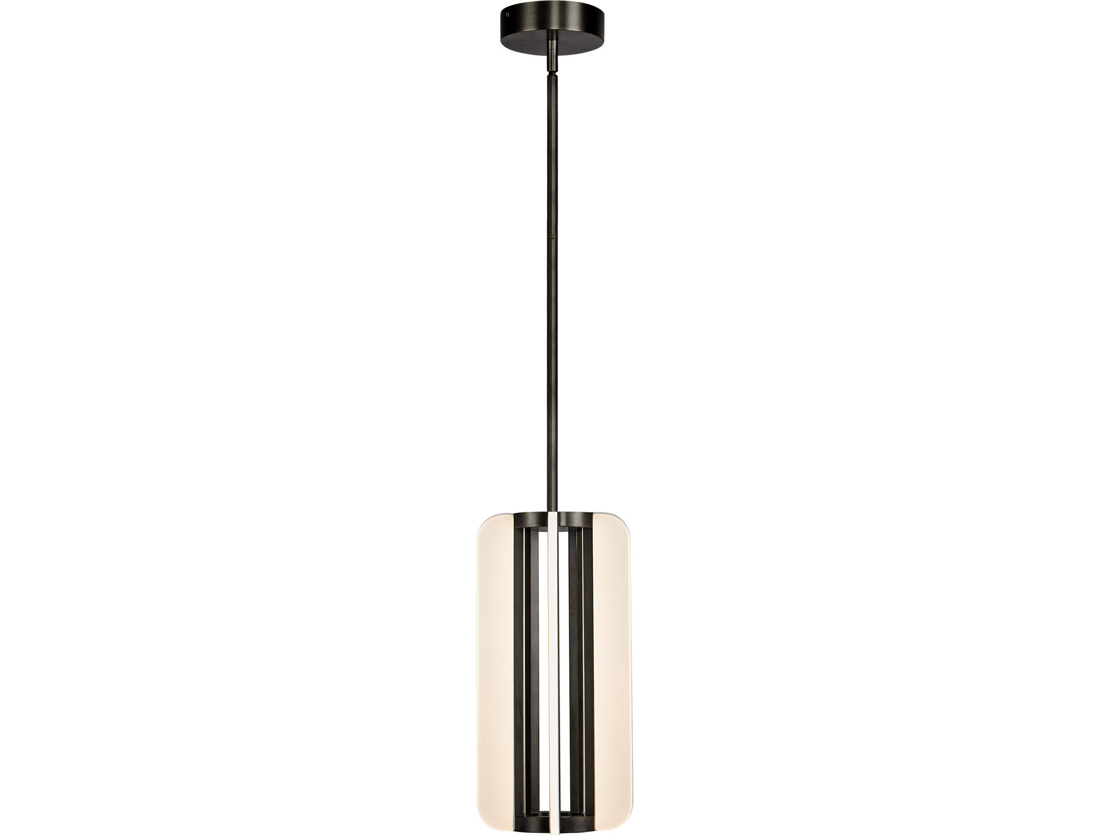 Alora Lighting Anders Urban Bronze Black Geometric Pendant