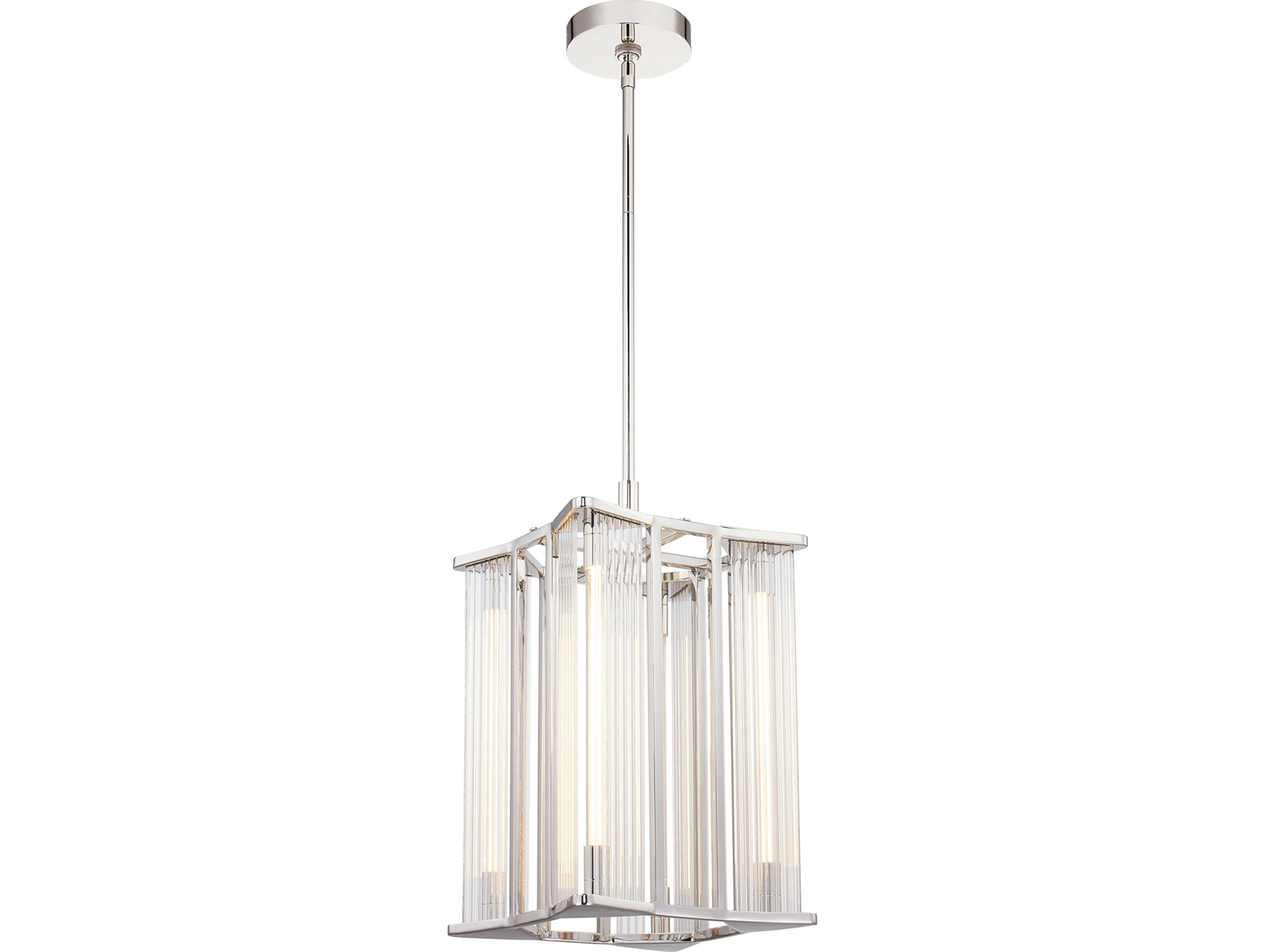 Alora Lighting Sabre Polished Nickel Geometric Pendant