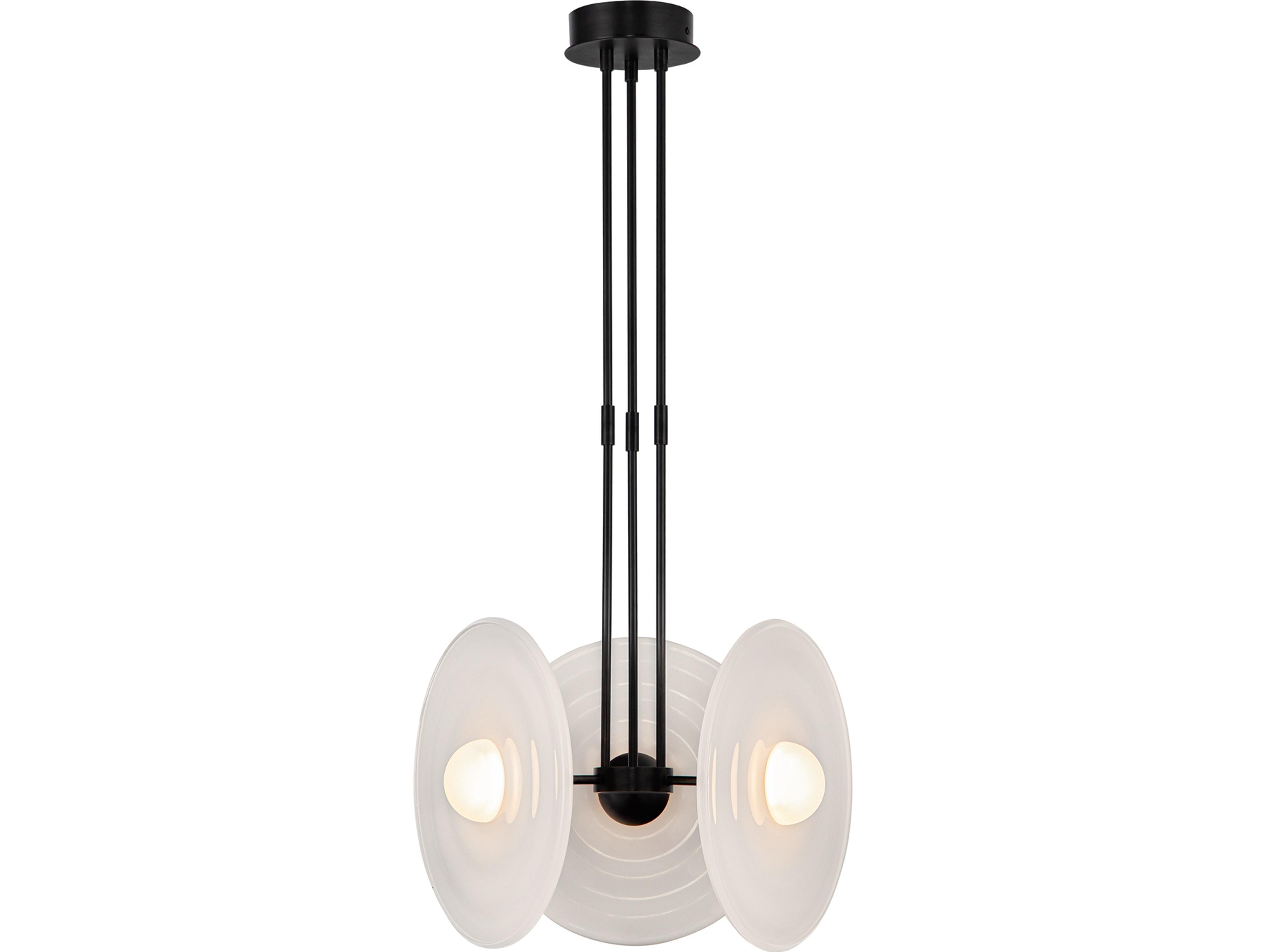 Alora Lighting Harbour Urban Bronze Black Round Pendant