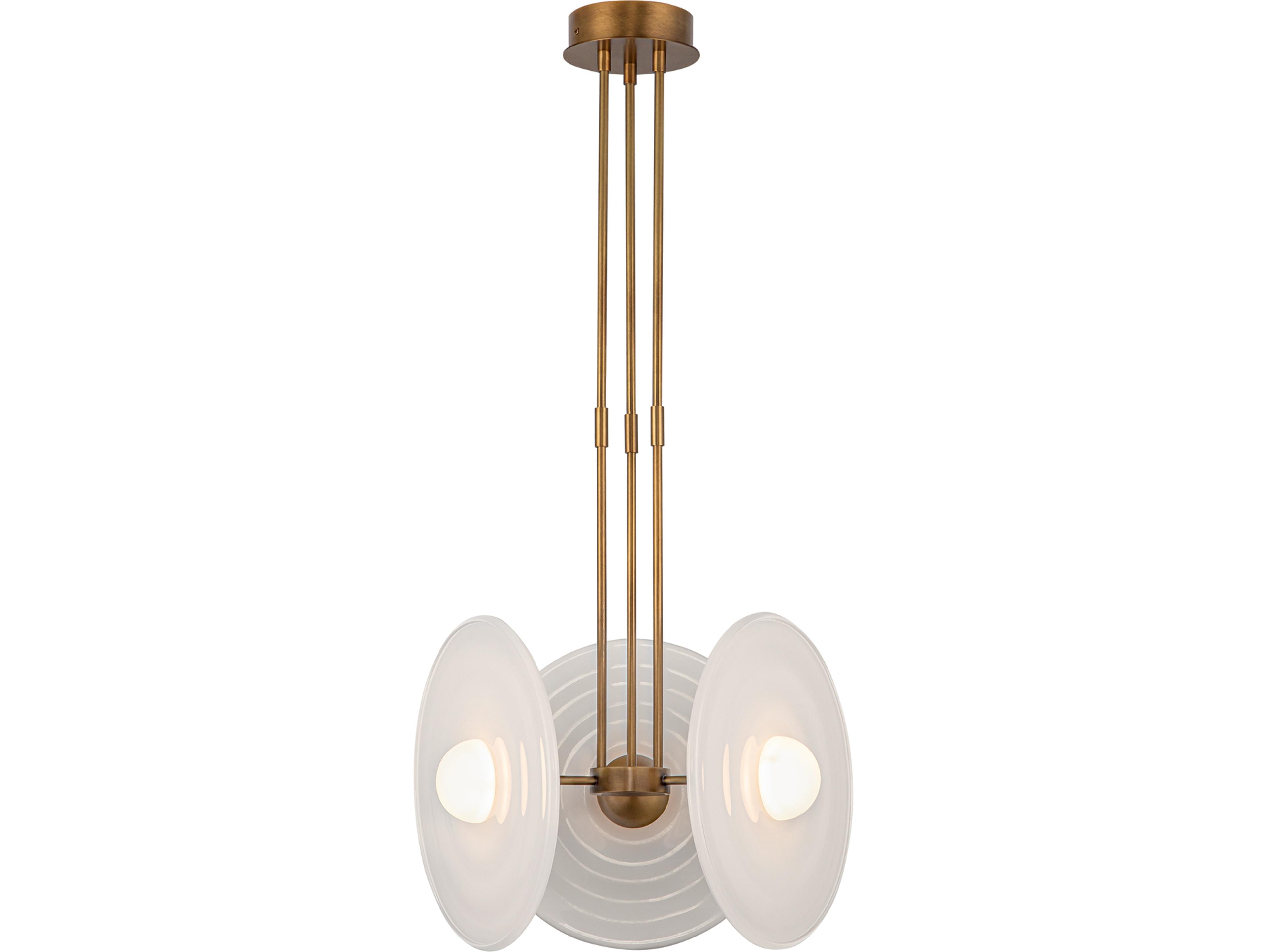 Alora Lighting Harbour Vintage Brass Dome Pendant
