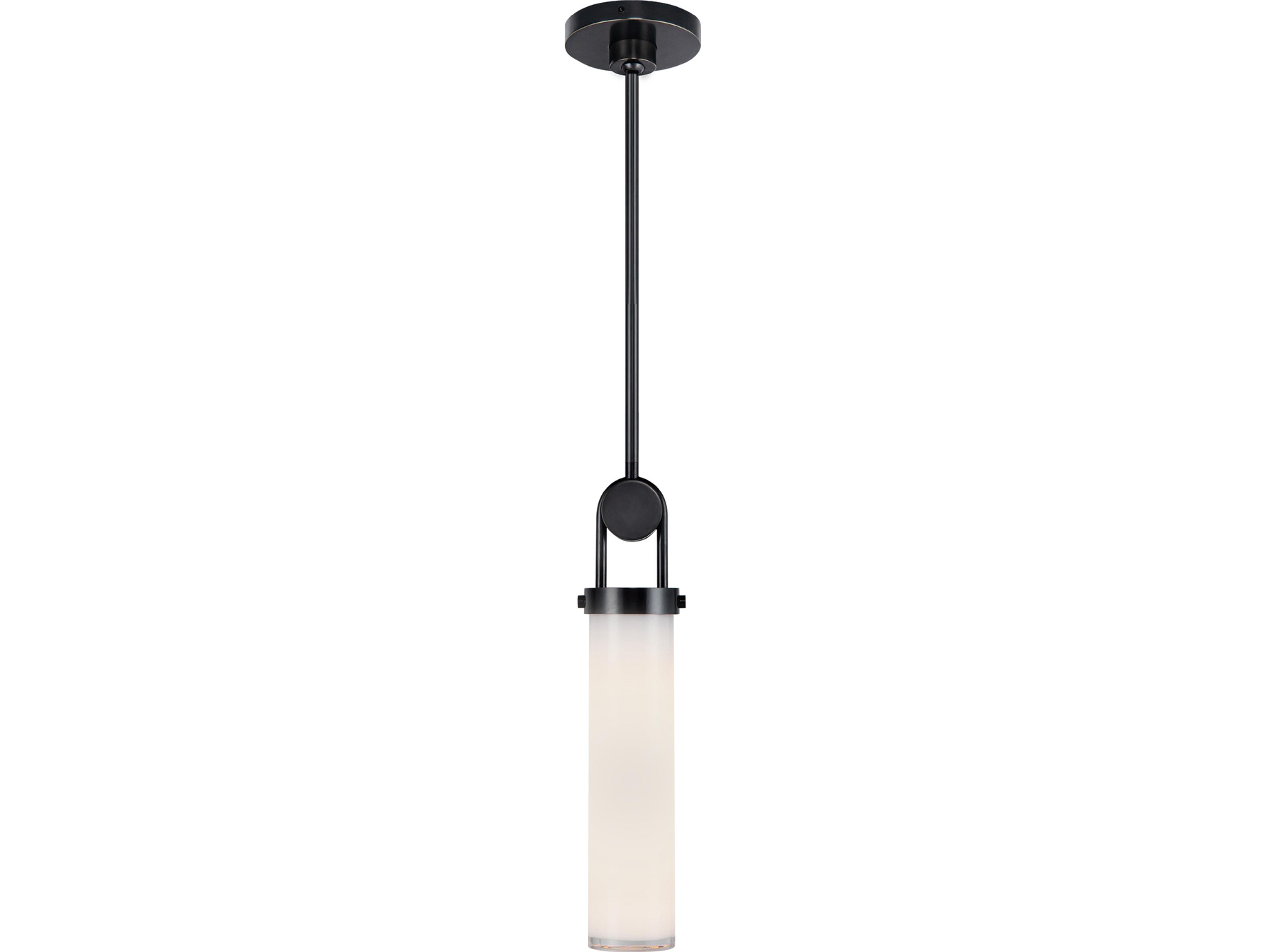 Alora Lighting Wynwood 1-Light Urban Bronze Black Cylinder Linear Mini Pendant