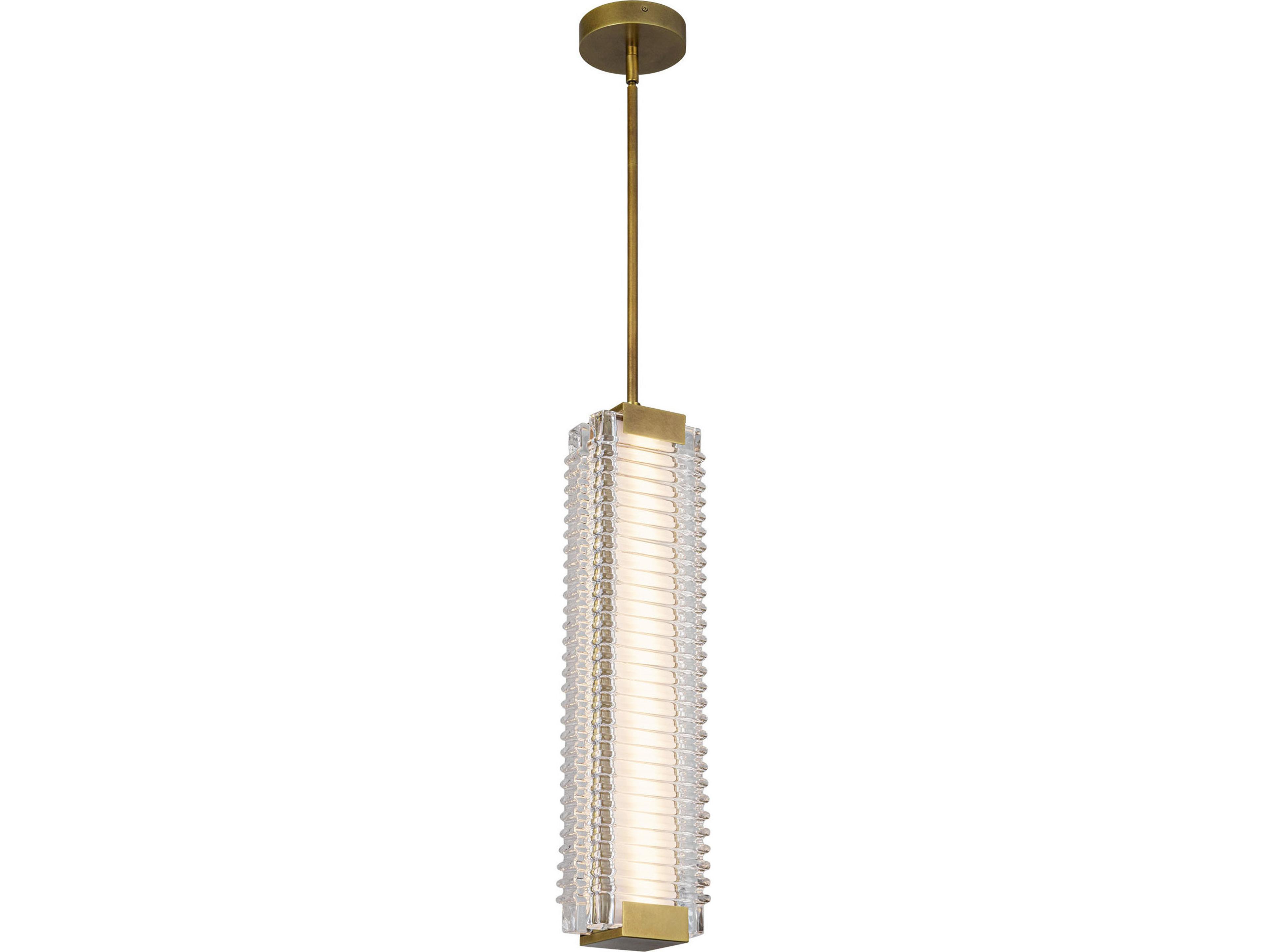 Alora Lighting Alai Vintage Brass Mini Pendant