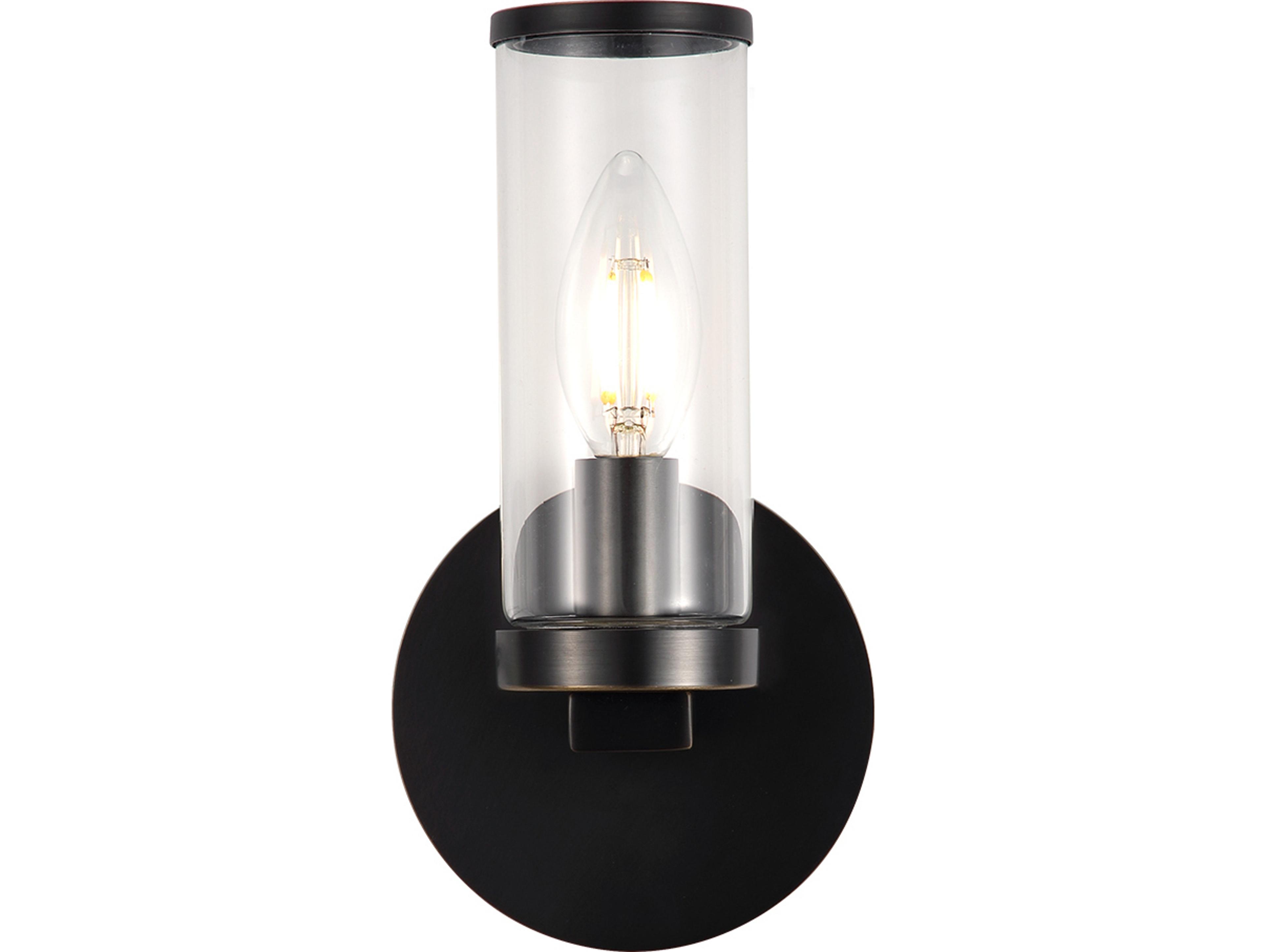 Revolve 1-Light Urban Bronze Wall Sconce