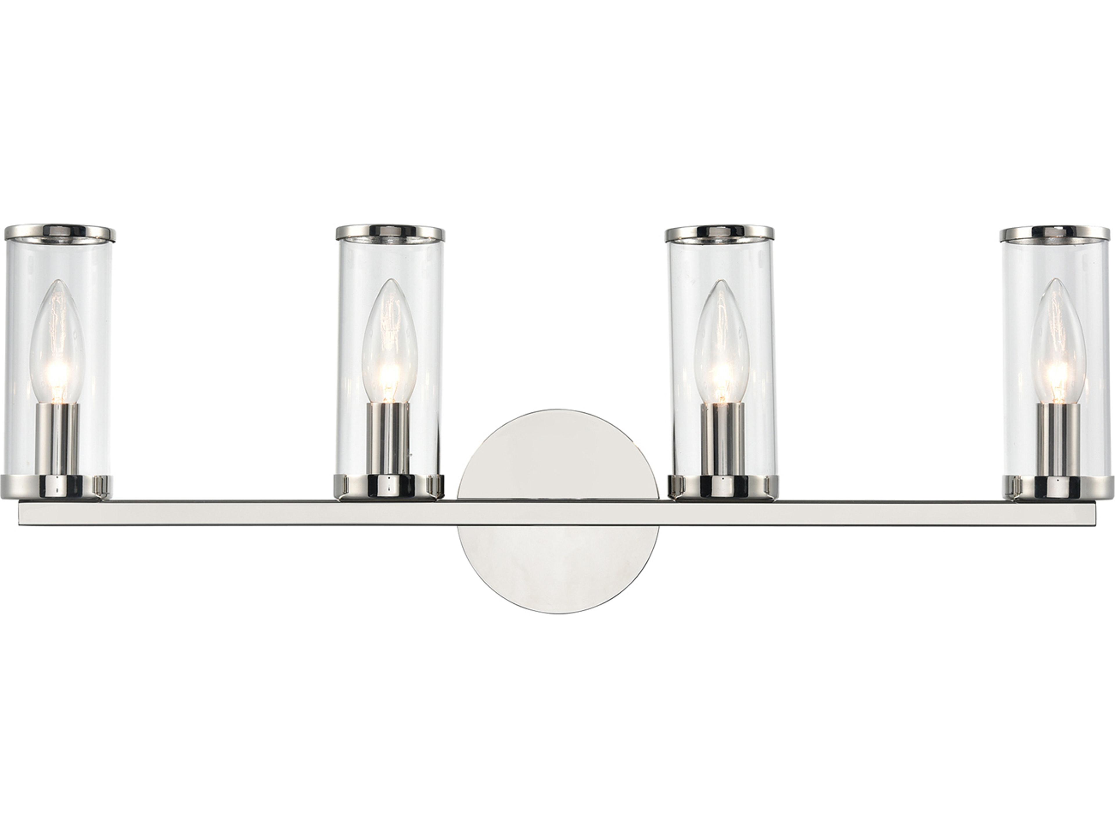 Alora Lighting Revolve 4-Light Polished Nickel Wall Sconce