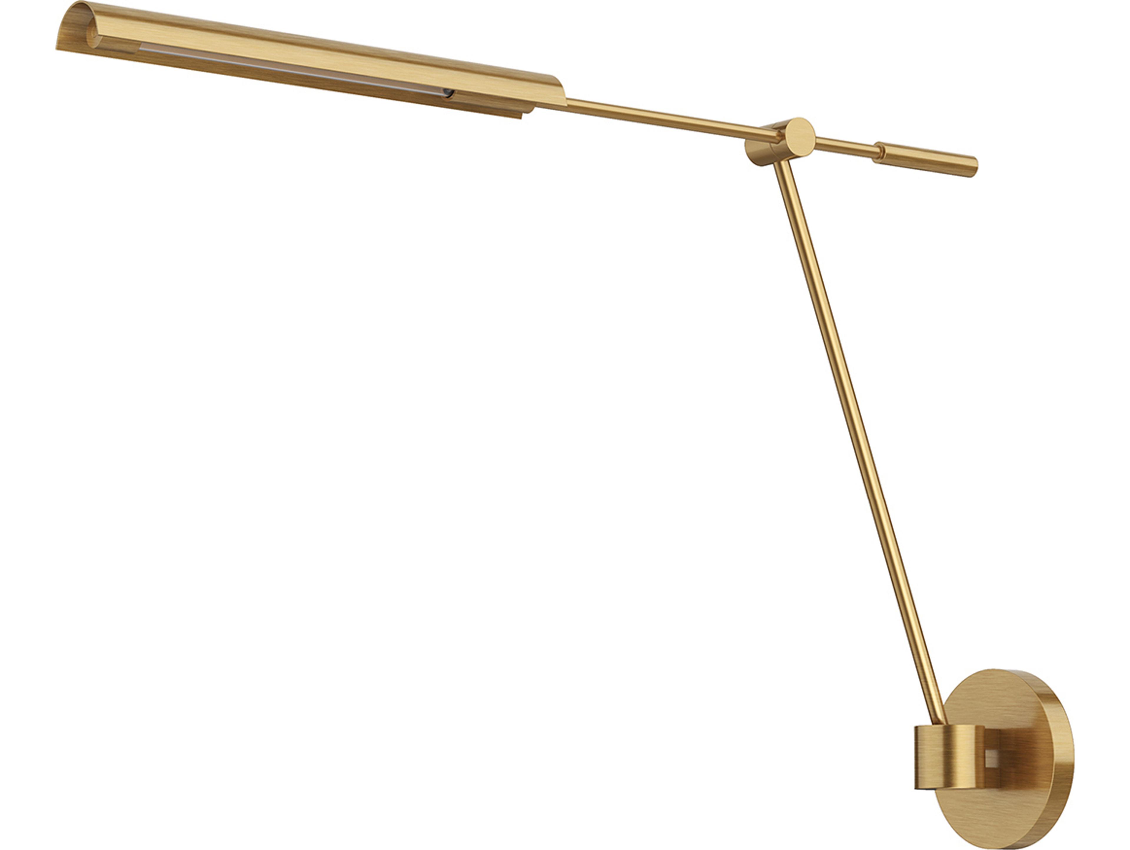 Alora Lighting Astrid Vintage Brass Swing Wall Sconce