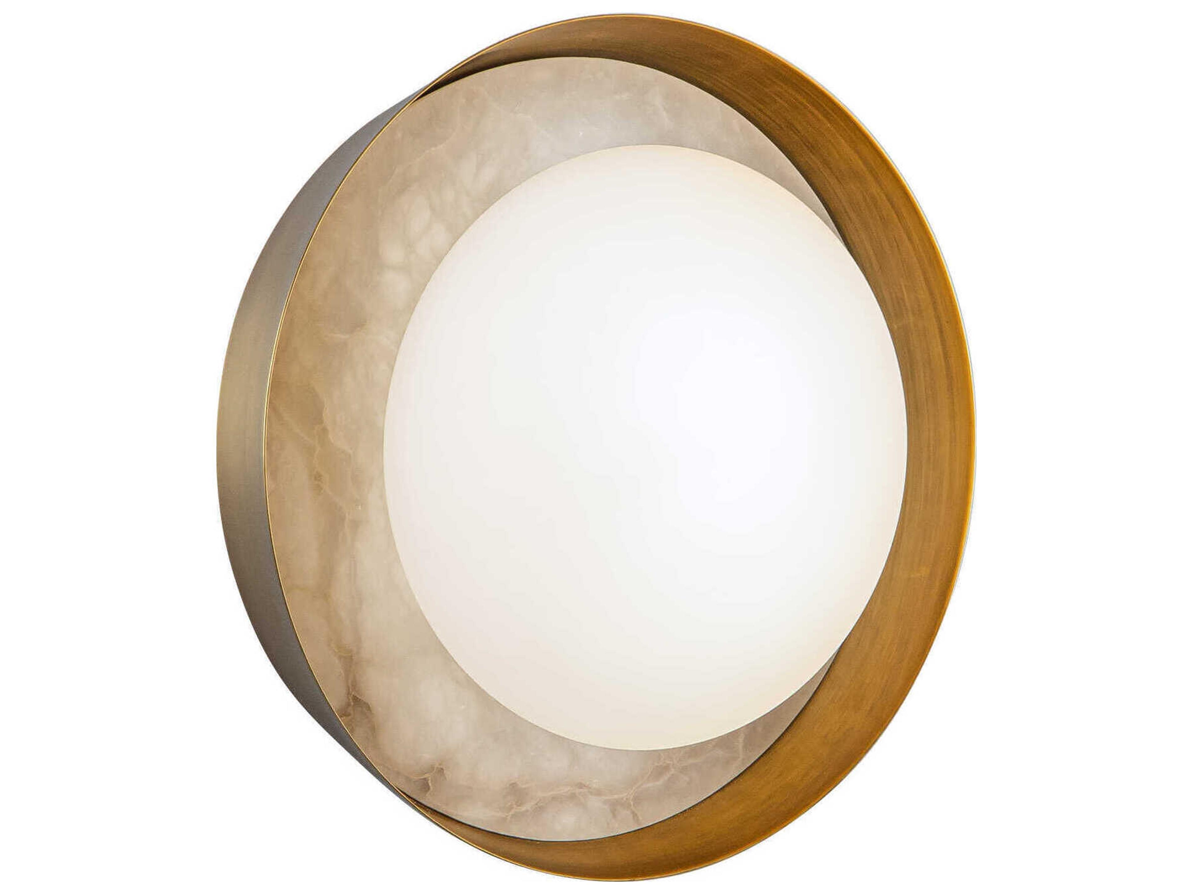 Alora Lighting Alonso Vintage Brass Vanity Light