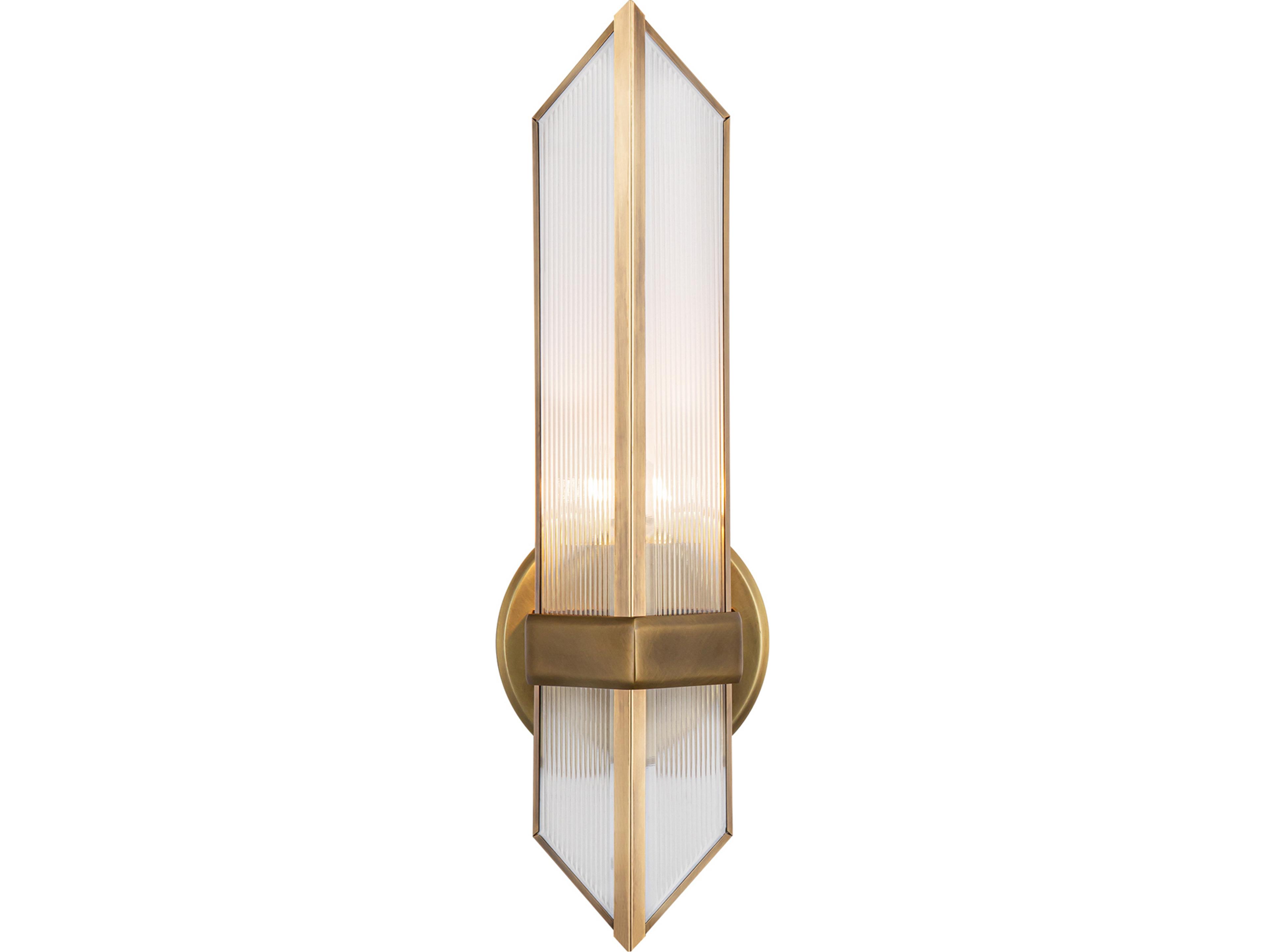 Alora Lighting Cairo 1-Light Vintage Brass Wall Sconce