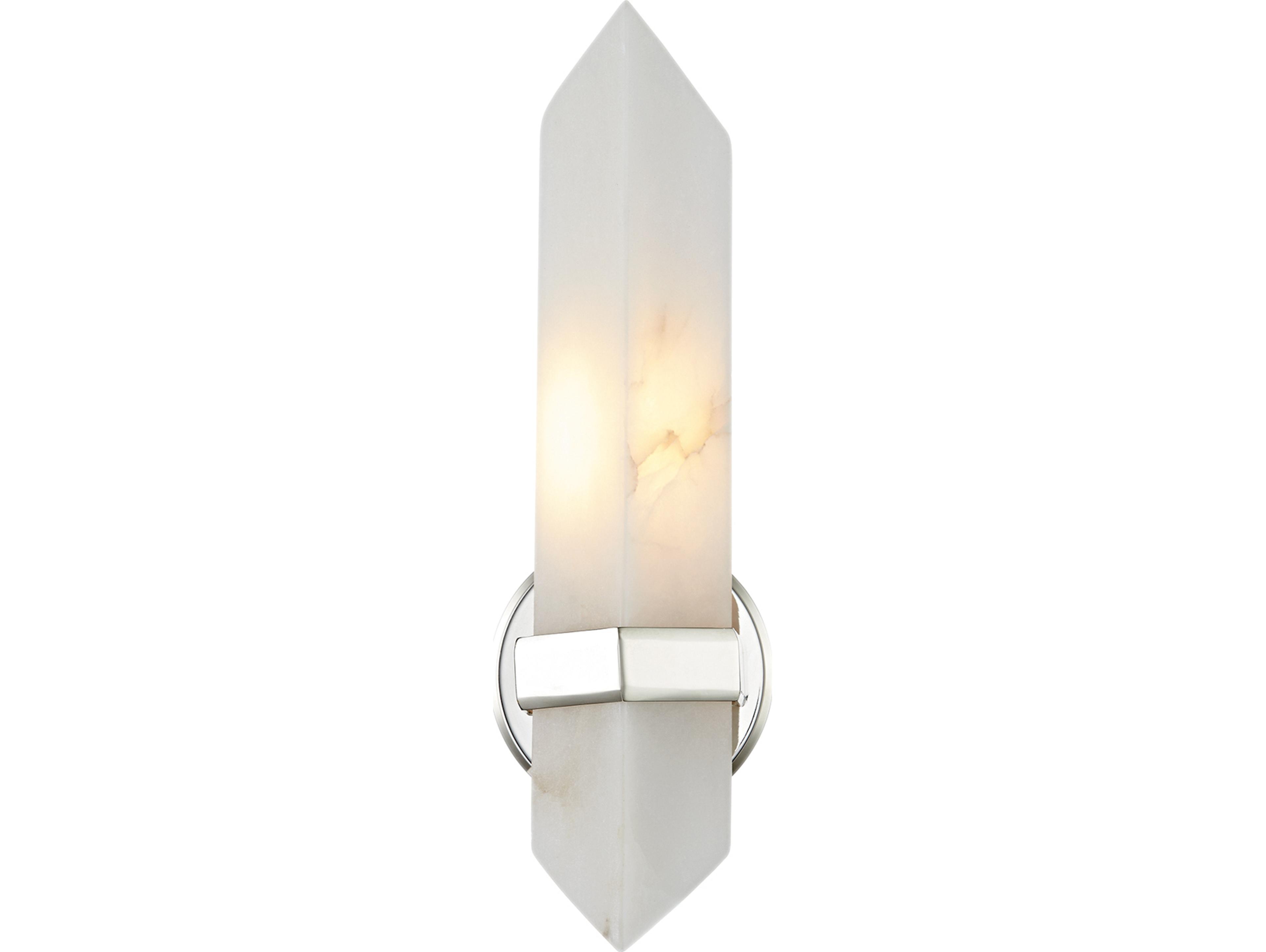 Alora Lighting Valencia 1-Light Polished Nickel Wall Sconce