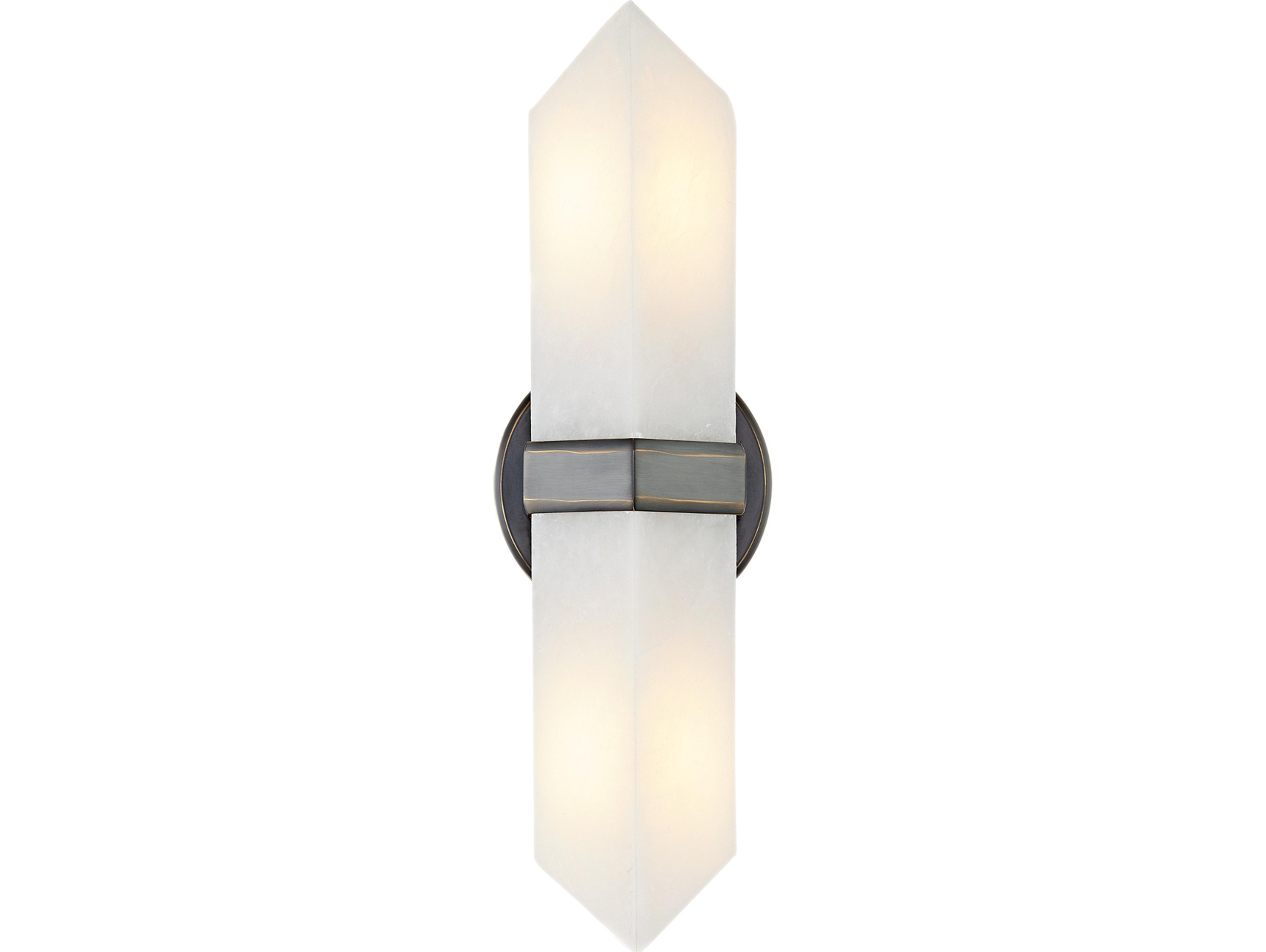 Alora Lighting Valencia 2-Light Urban Bronze Wall Sconce