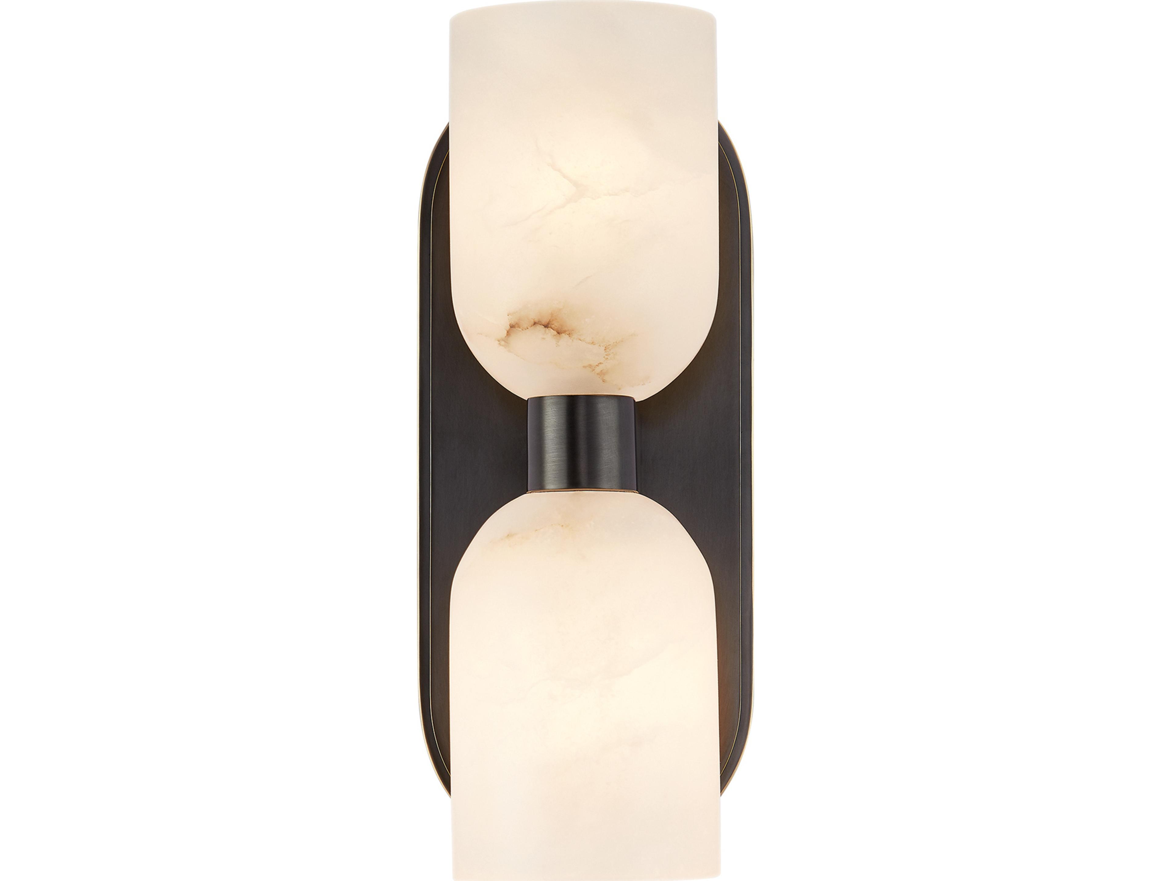 Alora Lighting Lucian 2-Light Urban Bronze Wall Sconce