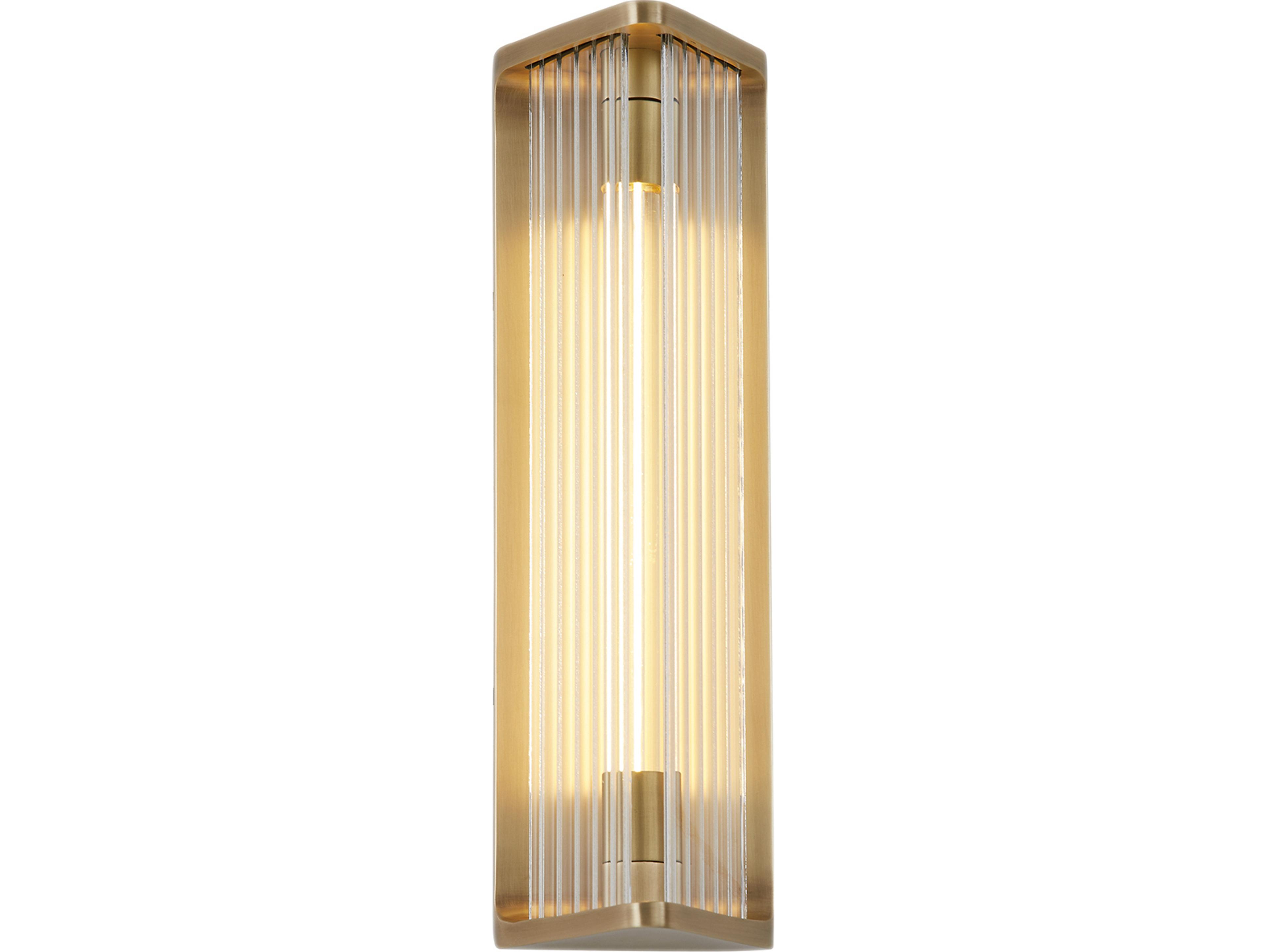 Alora Lighting Sabre Vintage Brass Wall Sconce